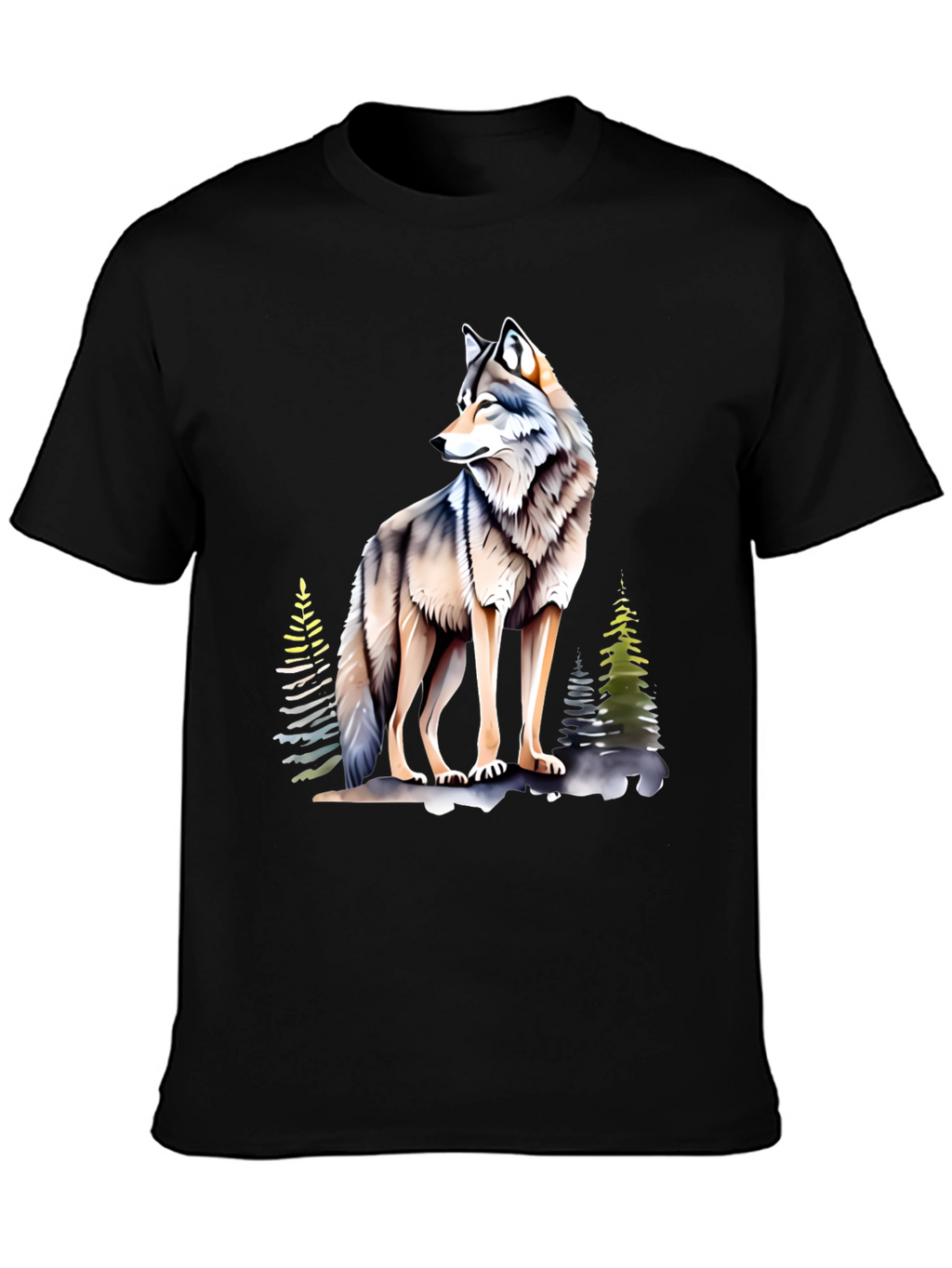 Wolf Graphic Tee - Cool Nature Design