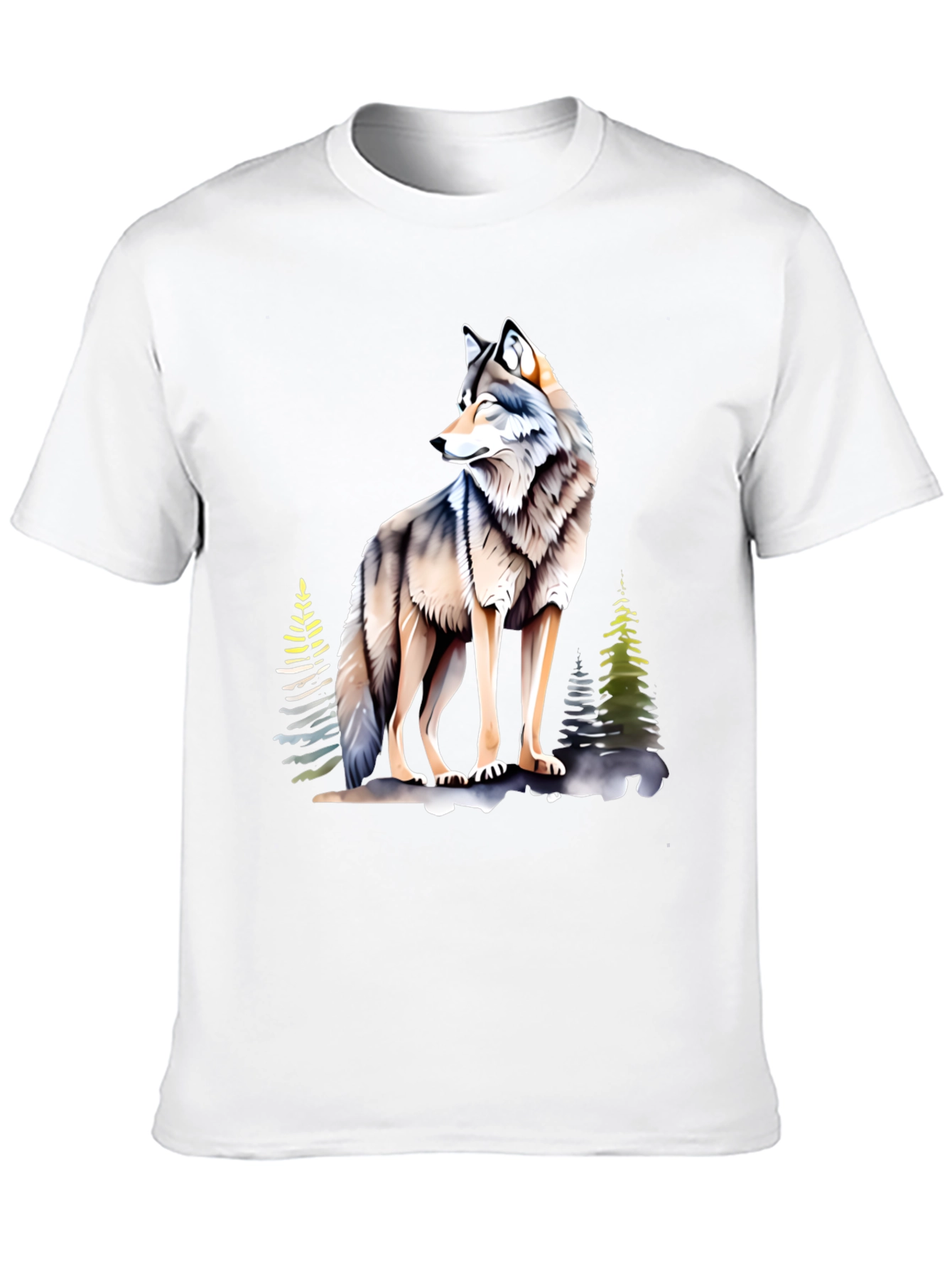 Wolf Graphic Tee - Cool Nature Design