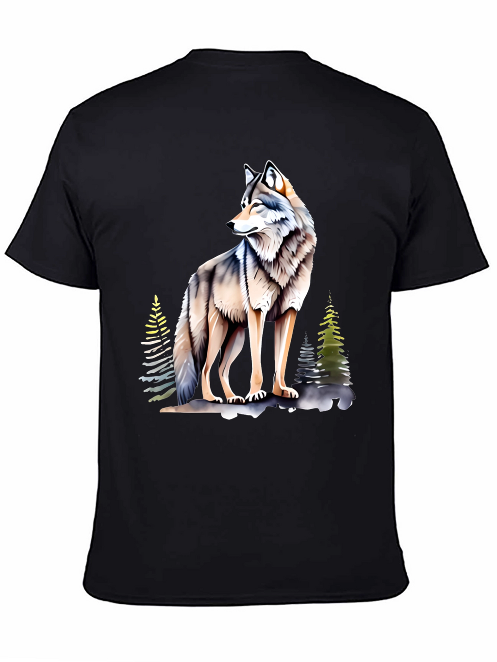 Wolf Graphic Tee - Cool Nature Design