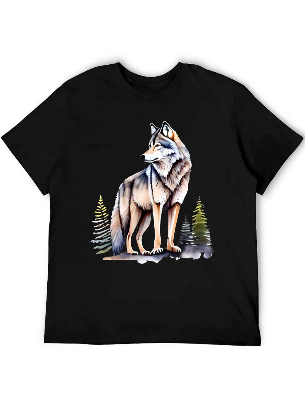 Wolf Graphic Tee - Cool Nature Design