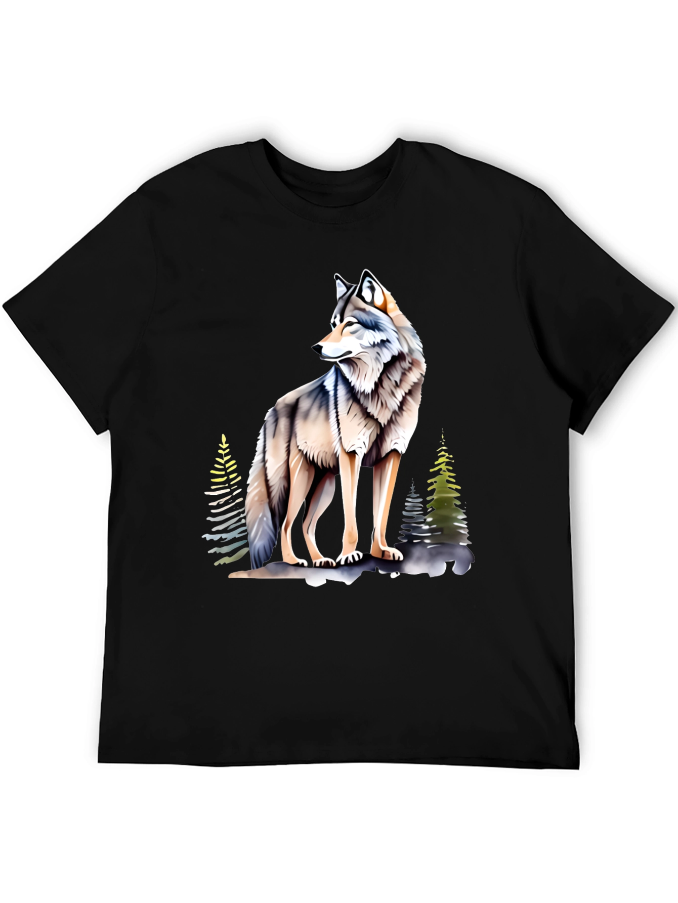Wolf Graphic Tee - Cool Nature Design