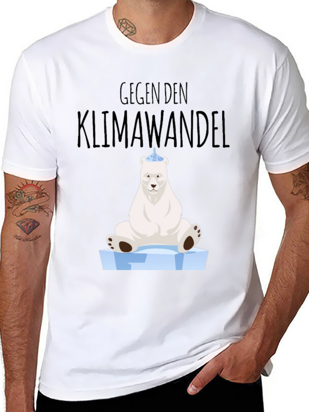 Against Climate Change Bear T-Shirt