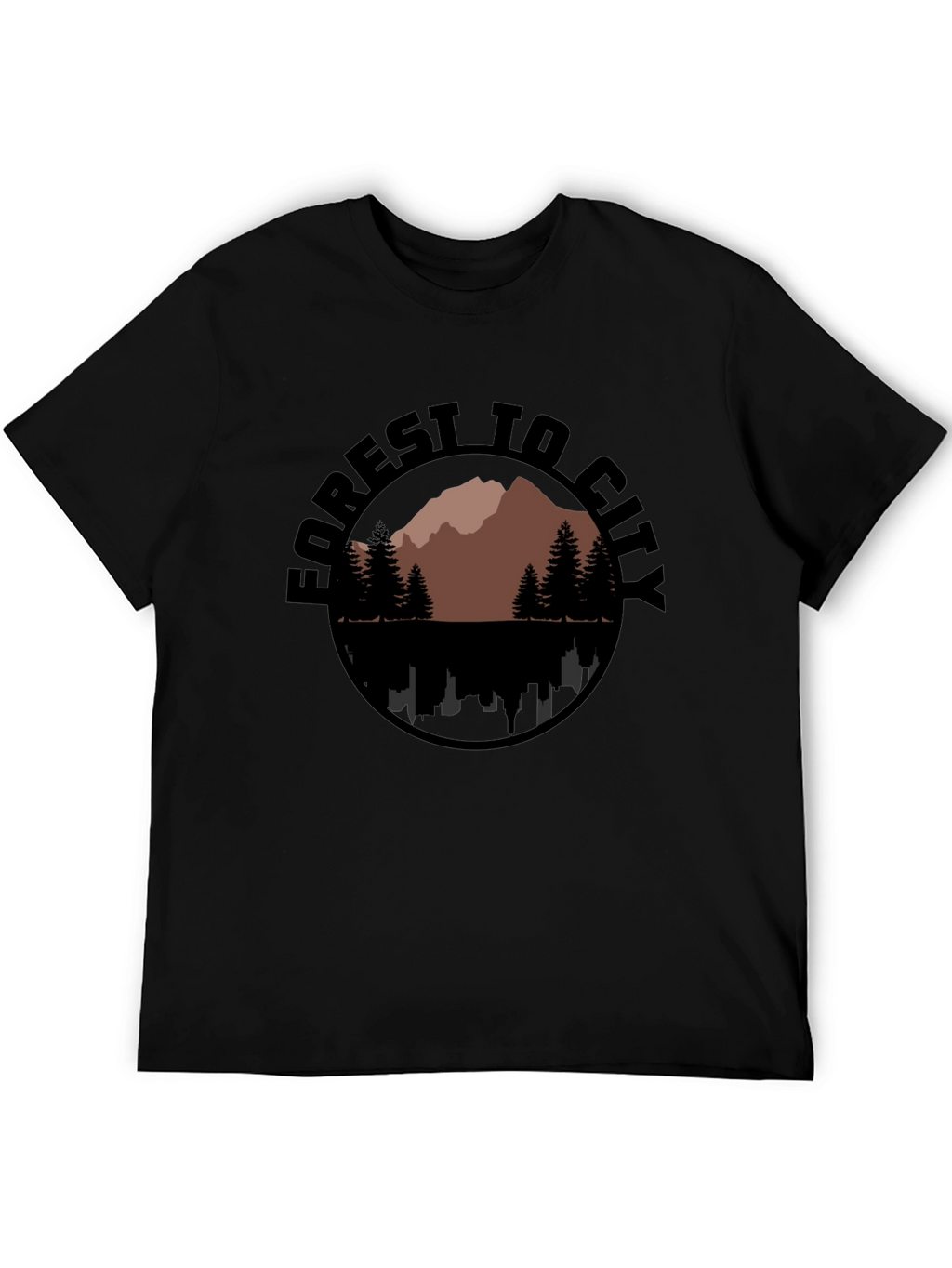 Forest to City Graphic Print Tee