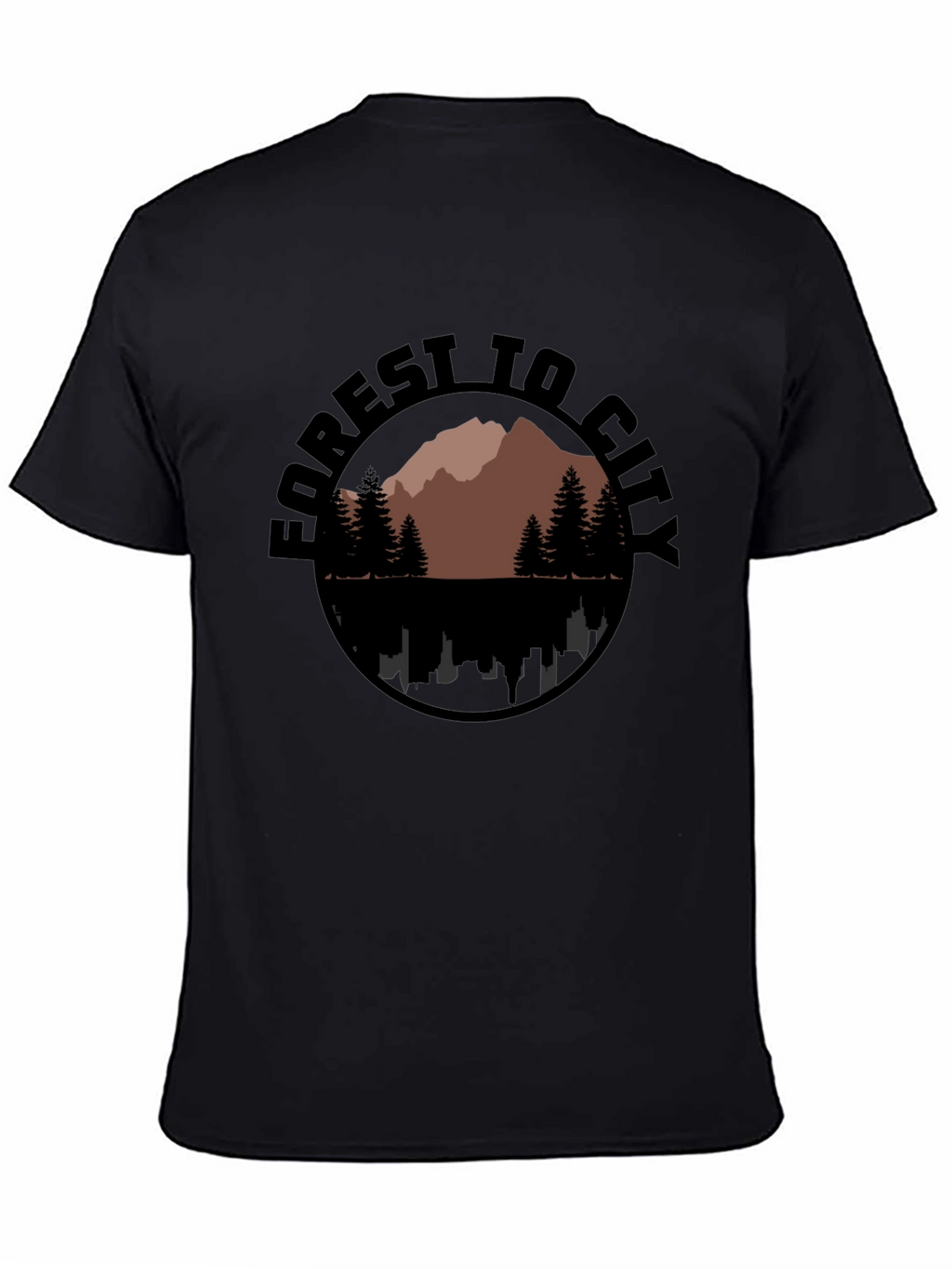Forest to City Graphic Print Tee