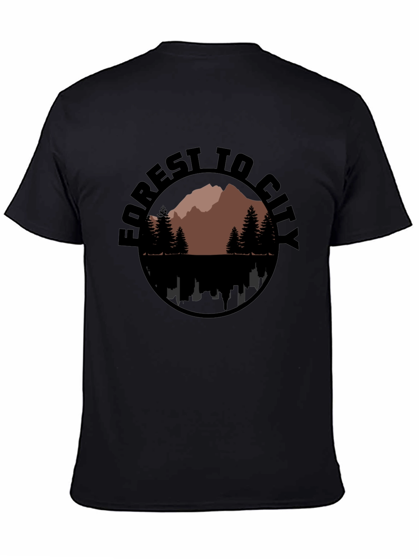 Forest to City Graphic Print Tee