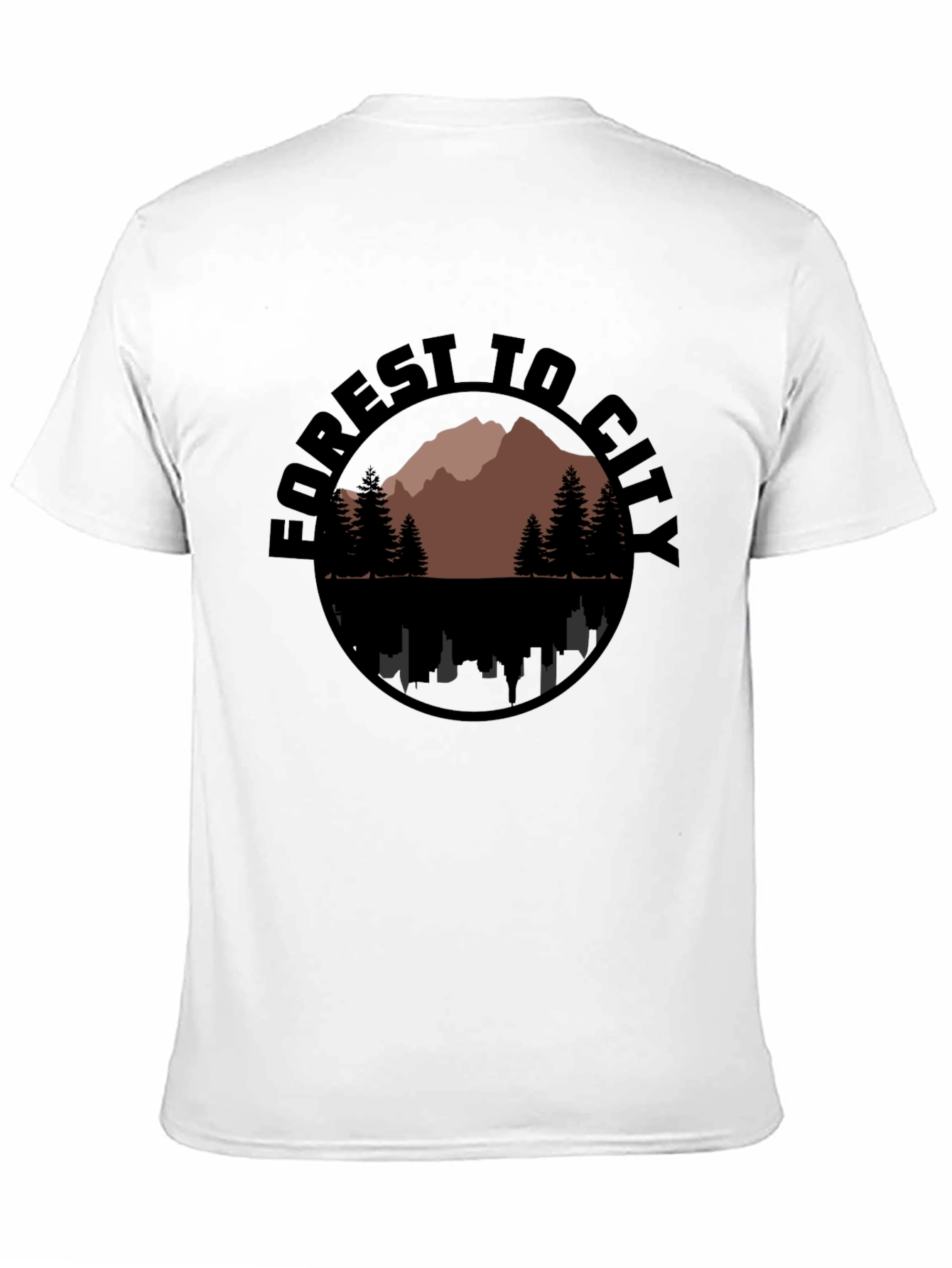 Forest to City Graphic Print Tee