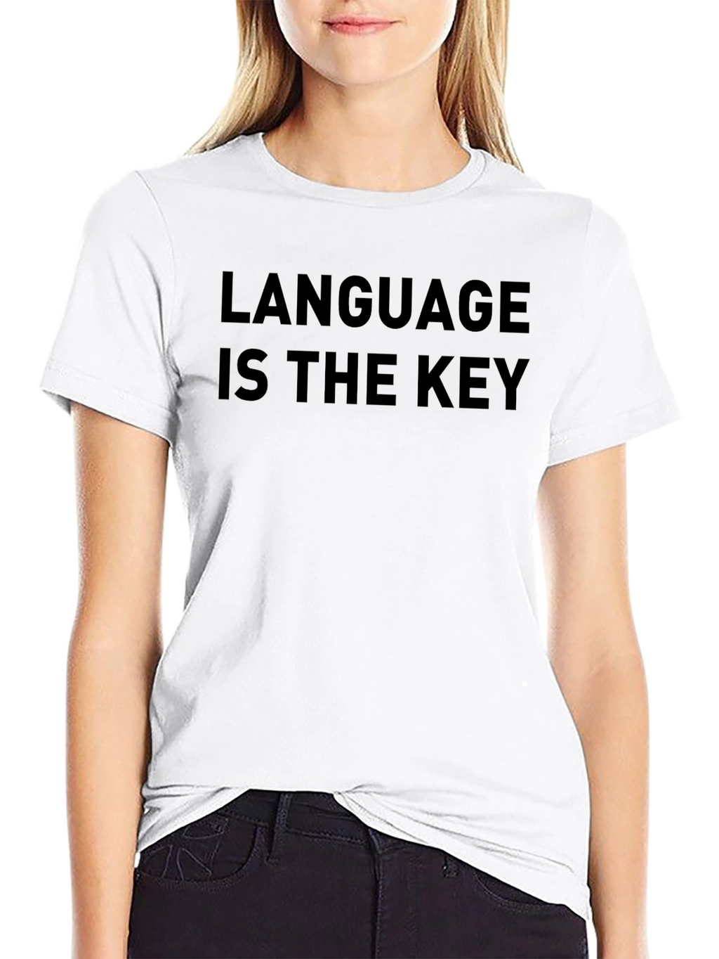 Language Is The Key - Graphic Tee Shirt