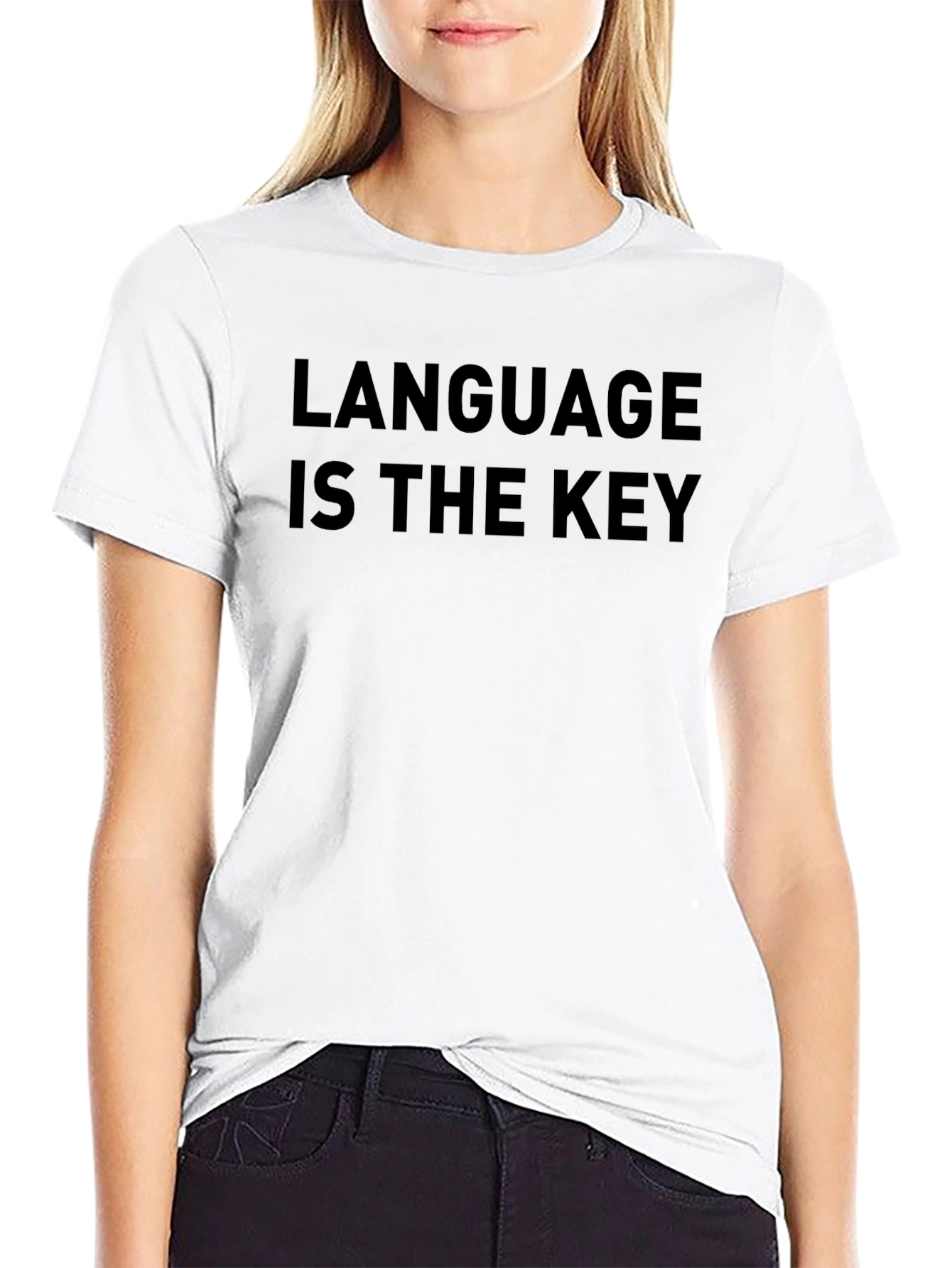 Language Is The Key - Graphic Tee Shirt
