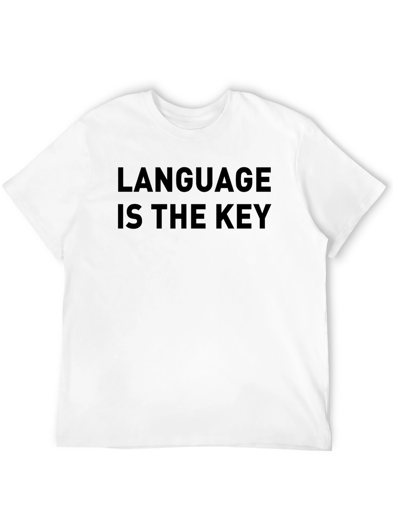 Language Is The Key - Graphic Tee Shirt
