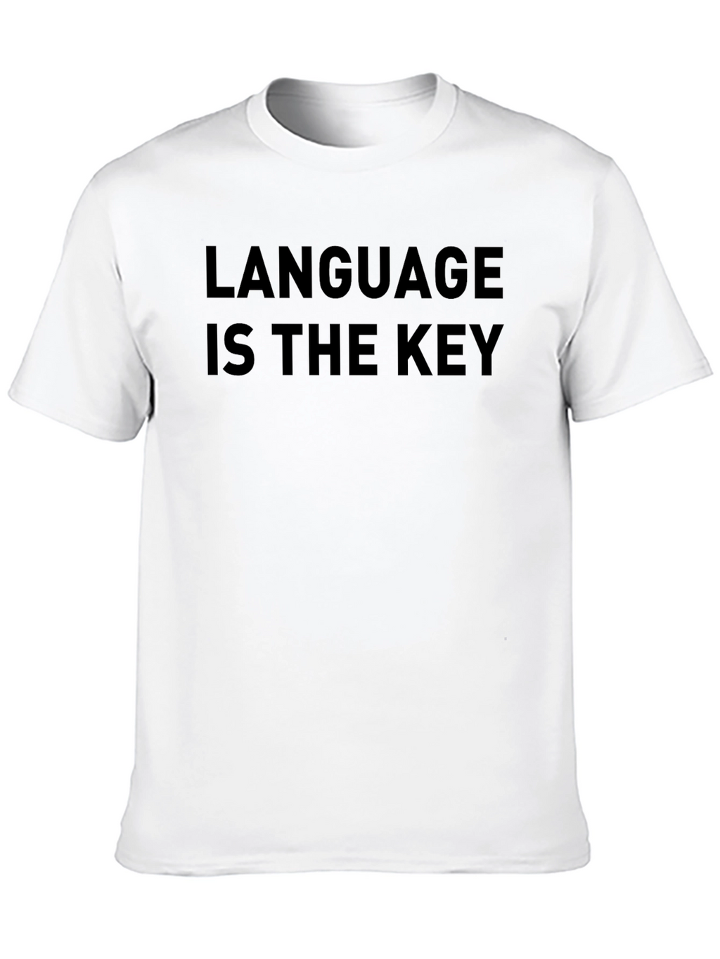 Language Is The Key - Graphic Tee Shirt