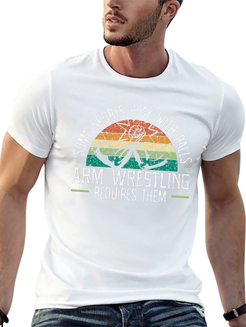 Arm Wrestling Graphic T-Shirt