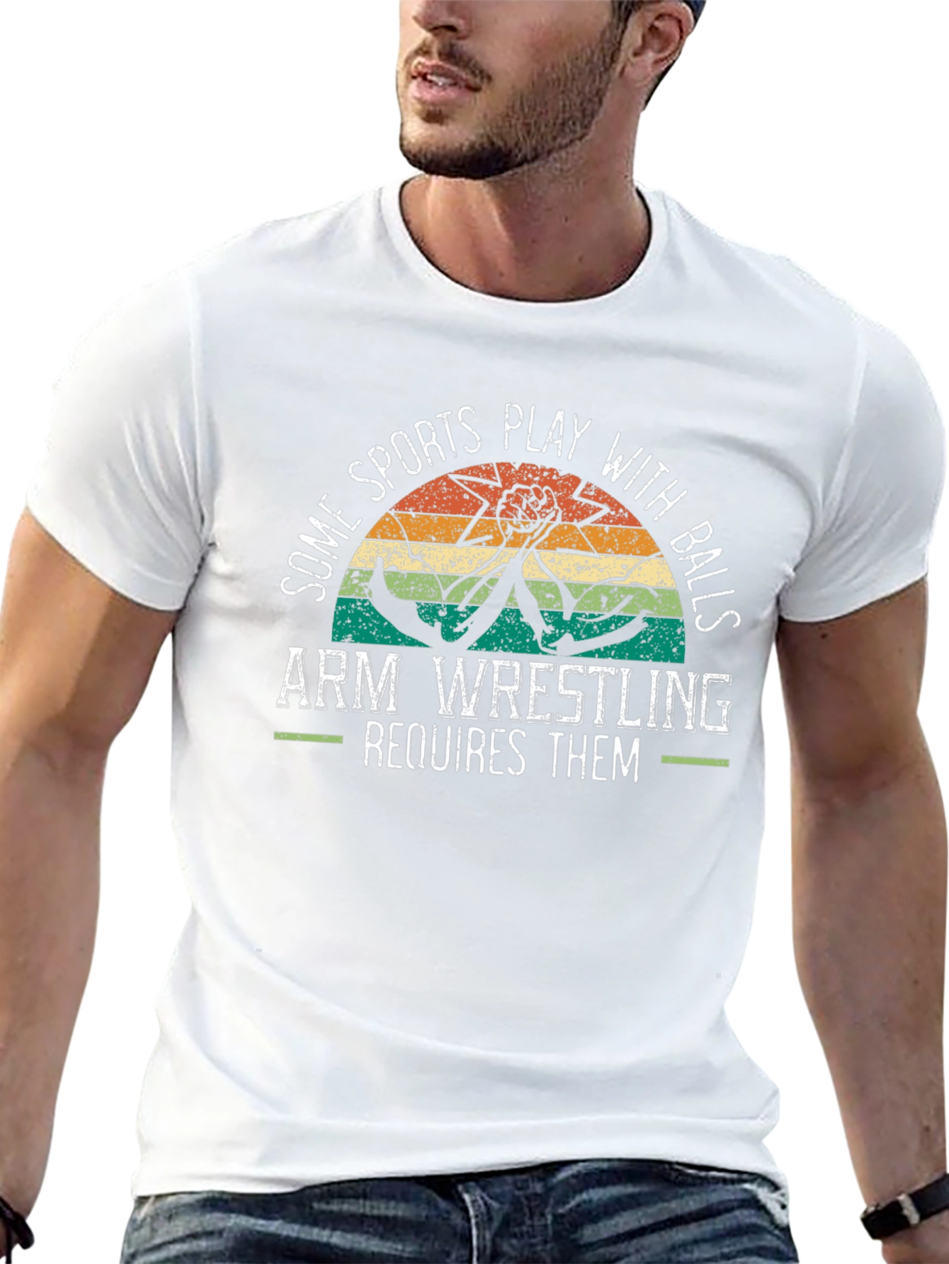 Arm Wrestling Graphic T-Shirt