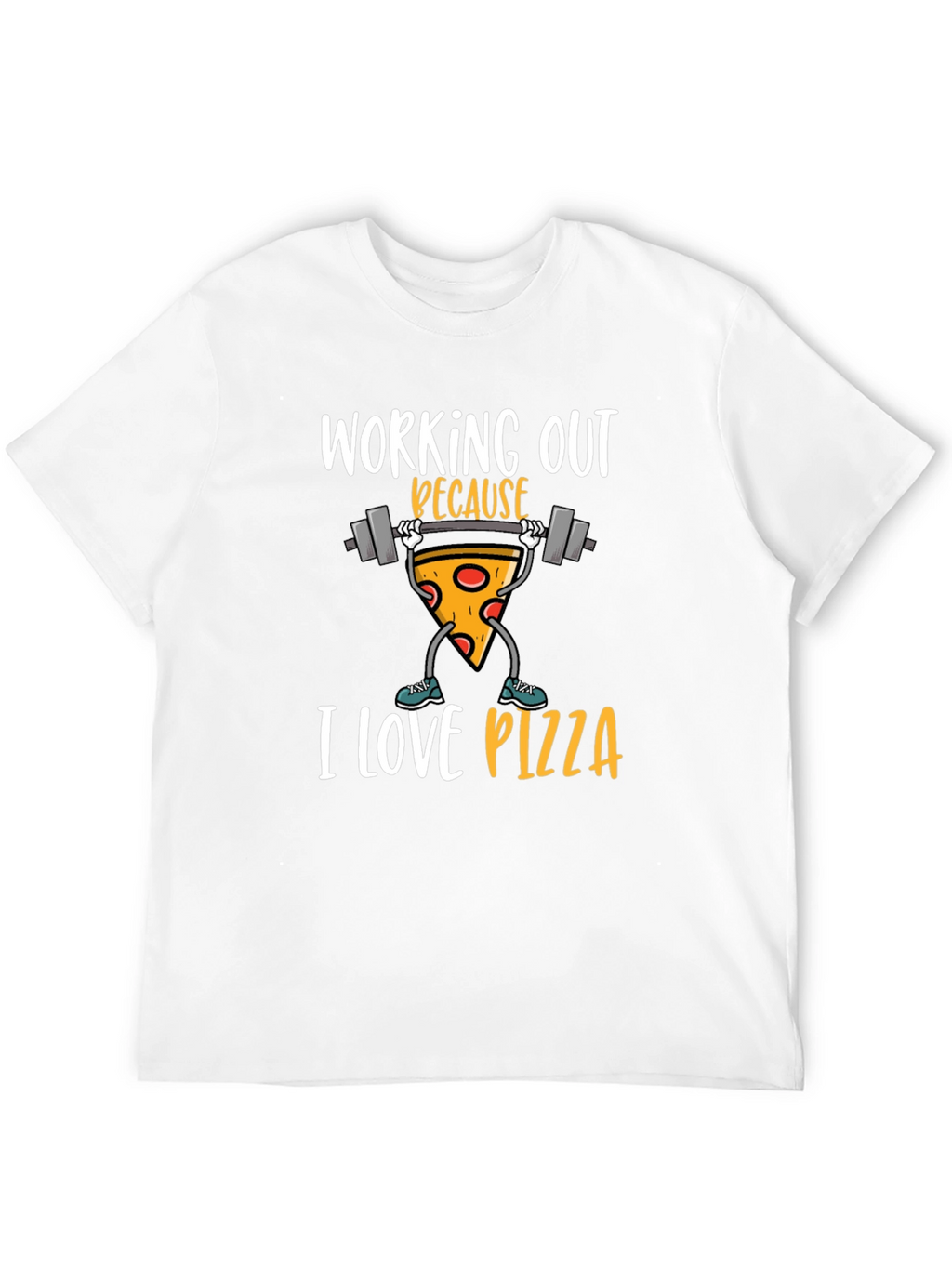 Funny Pizza Workout Graphic Tee