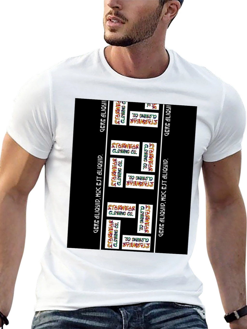 Starwear Clothing Co. Black Graphic Tee