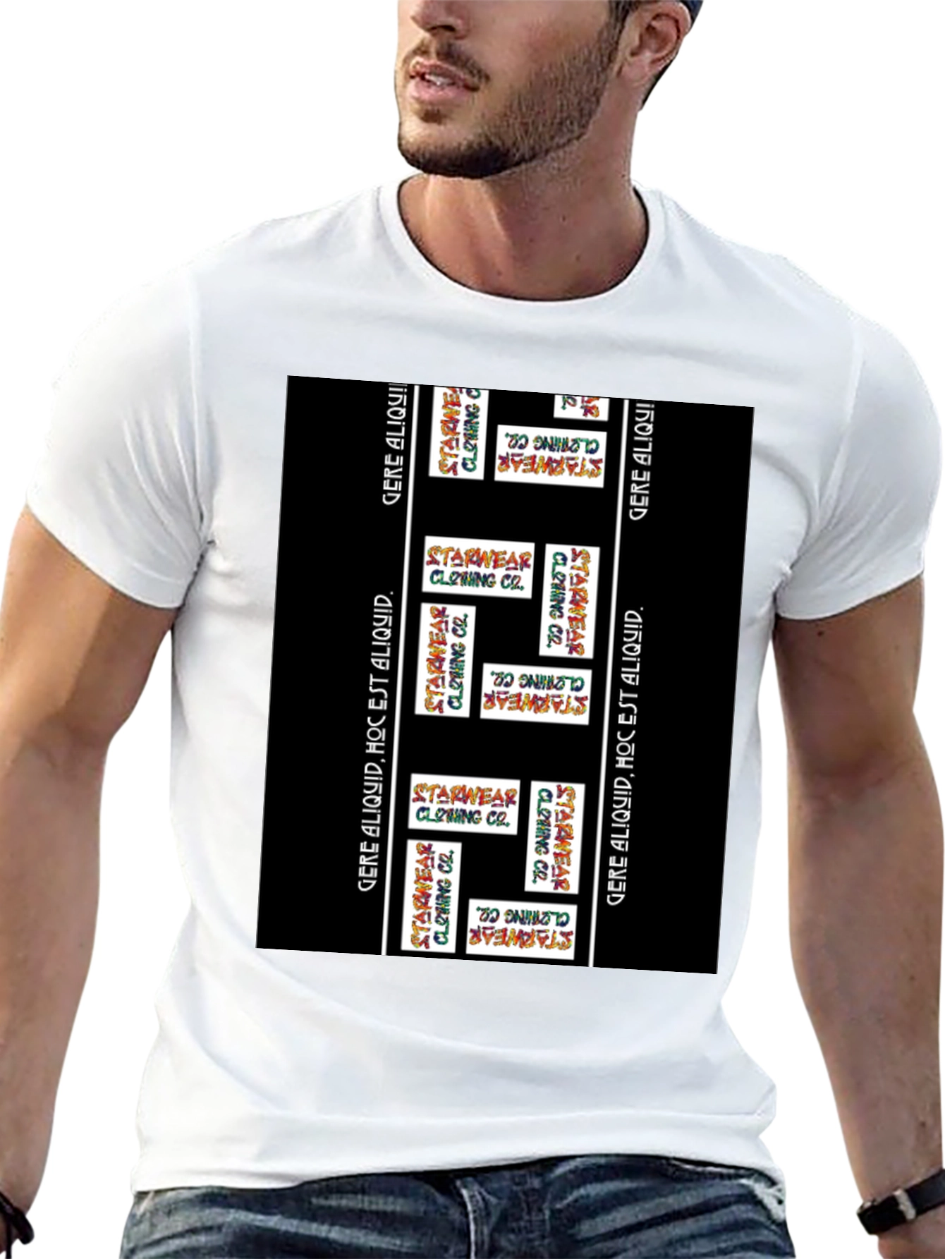 Starwear Clothing Co. Black Graphic Tee