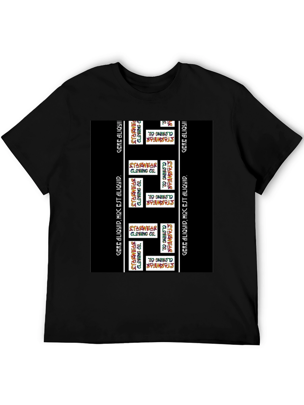 Starwear Clothing Co. Black Graphic Tee