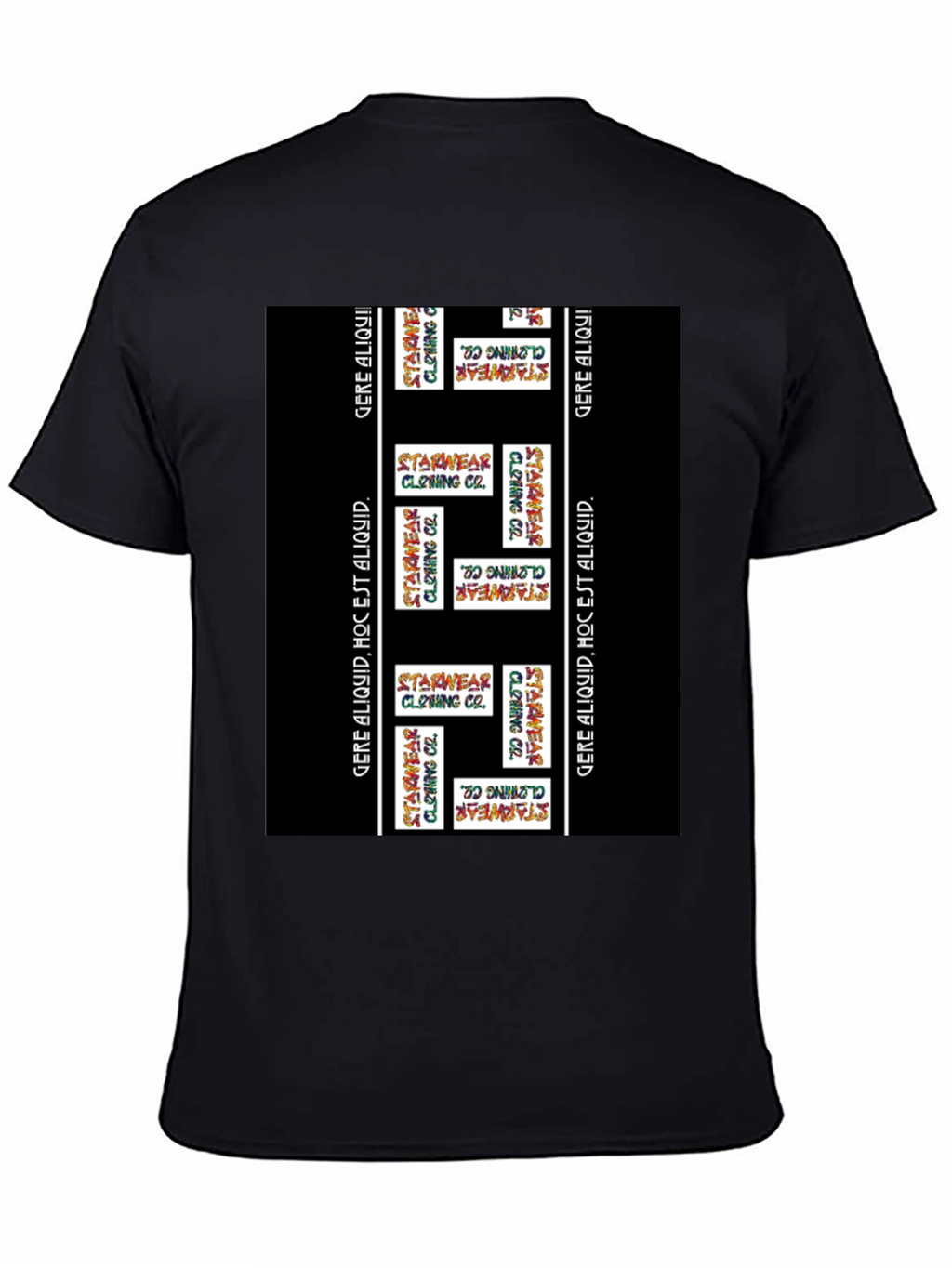 Starwear Clothing Co. Black Graphic Tee