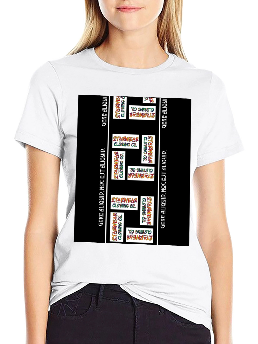 Starwear Clothing Co. Black Graphic Tee