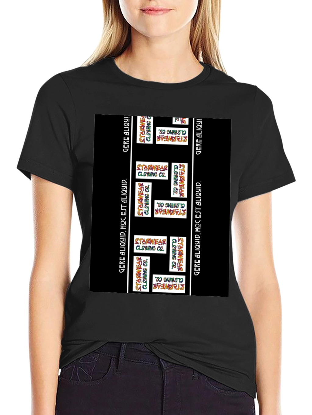 Starwear Clothing Co. Black Graphic Tee