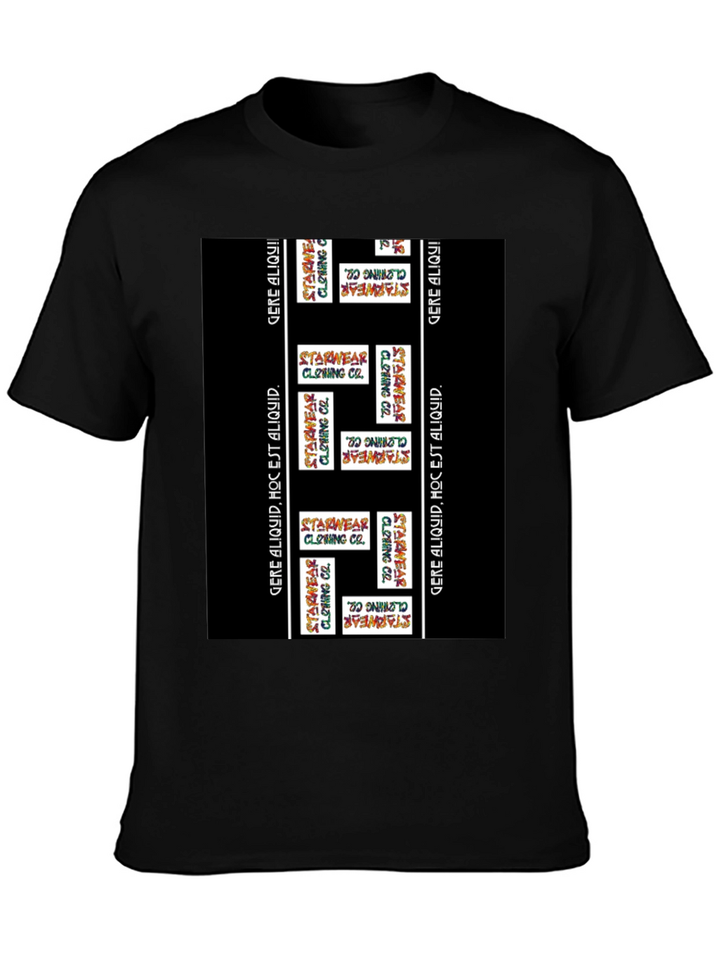 Starwear Clothing Co. Black Graphic Tee