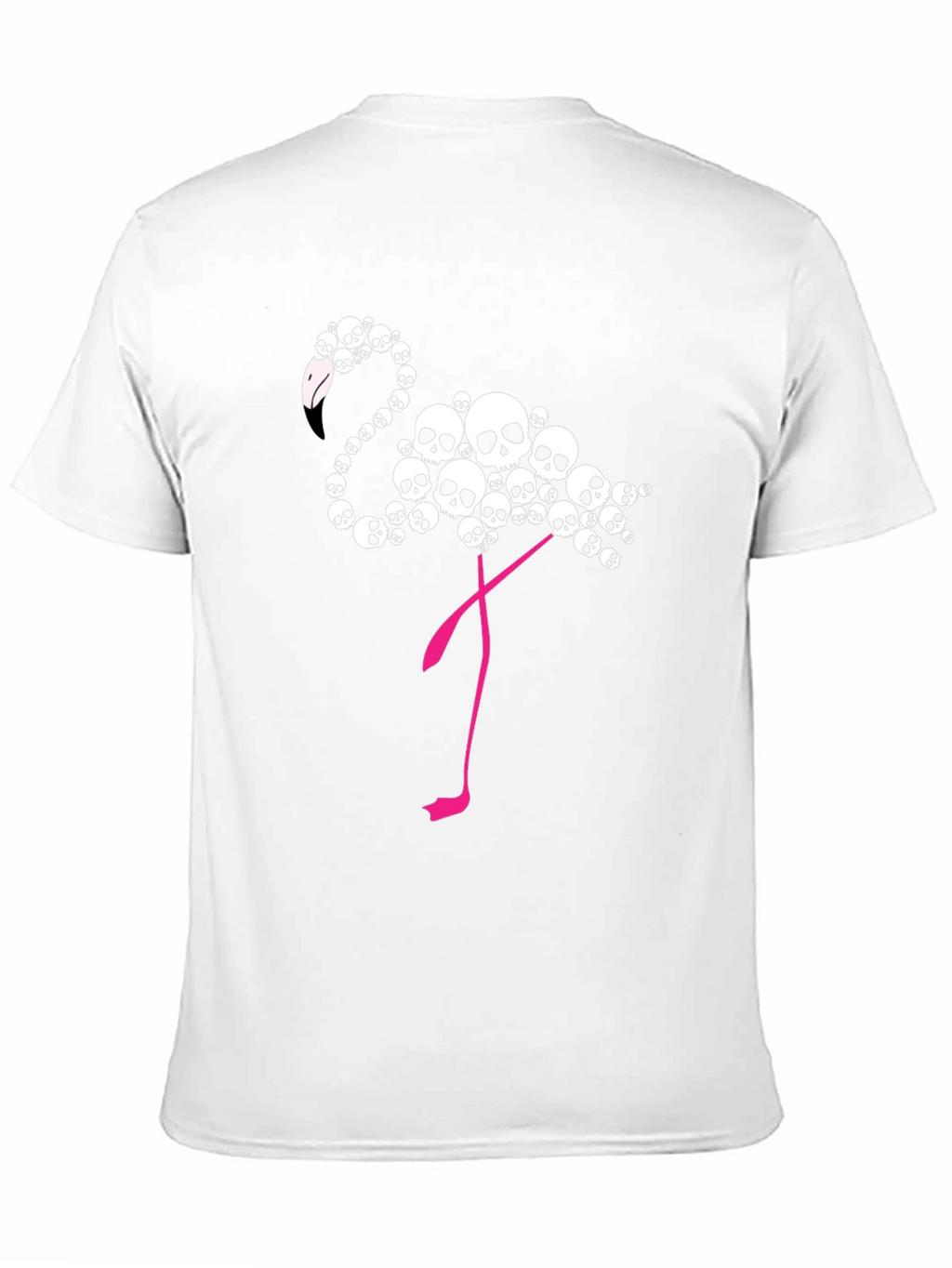 Skull Flamingo Graphic T-Shirt