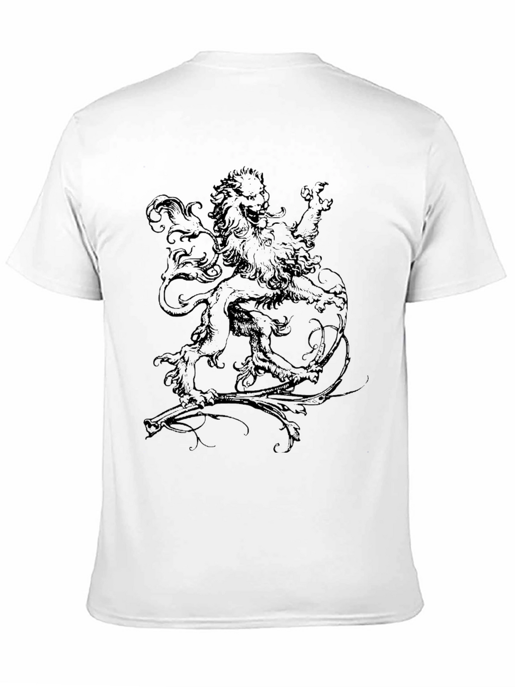 Lion Graphic Black T-Shirt