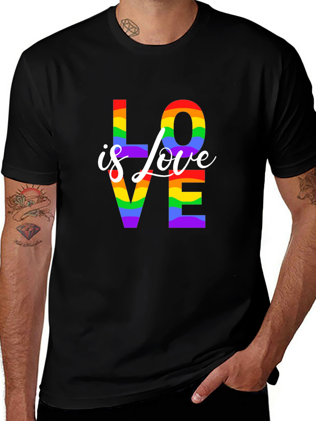 Love is Love Rainbow Pride T-Shirt