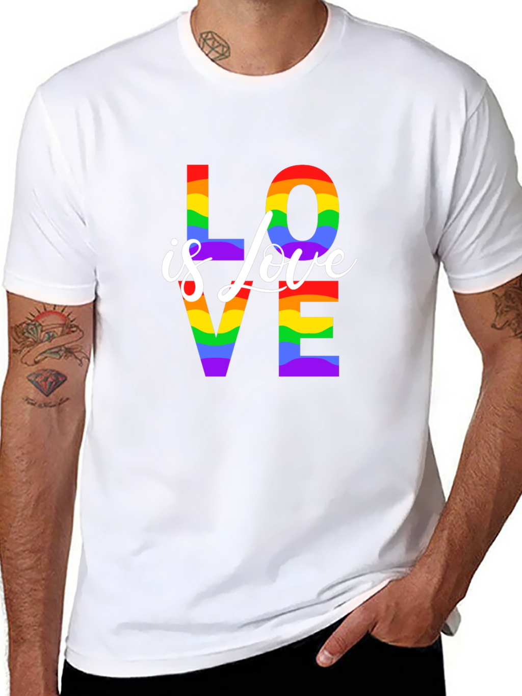 Love is Love Rainbow Pride T-Shirt