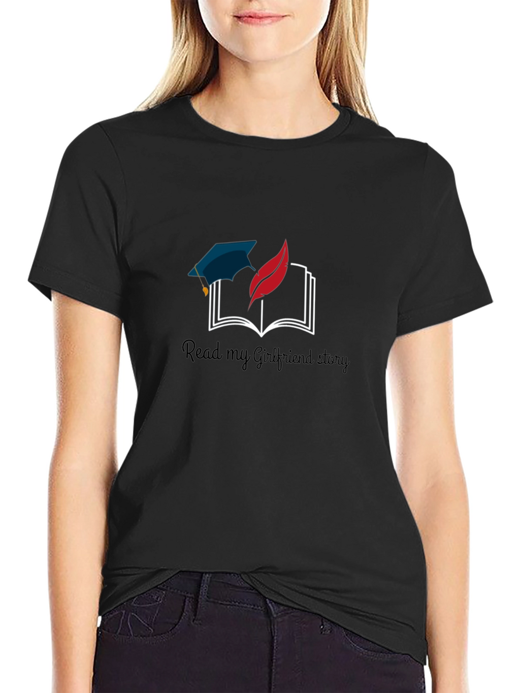 Read My Girlfriend Story Tee