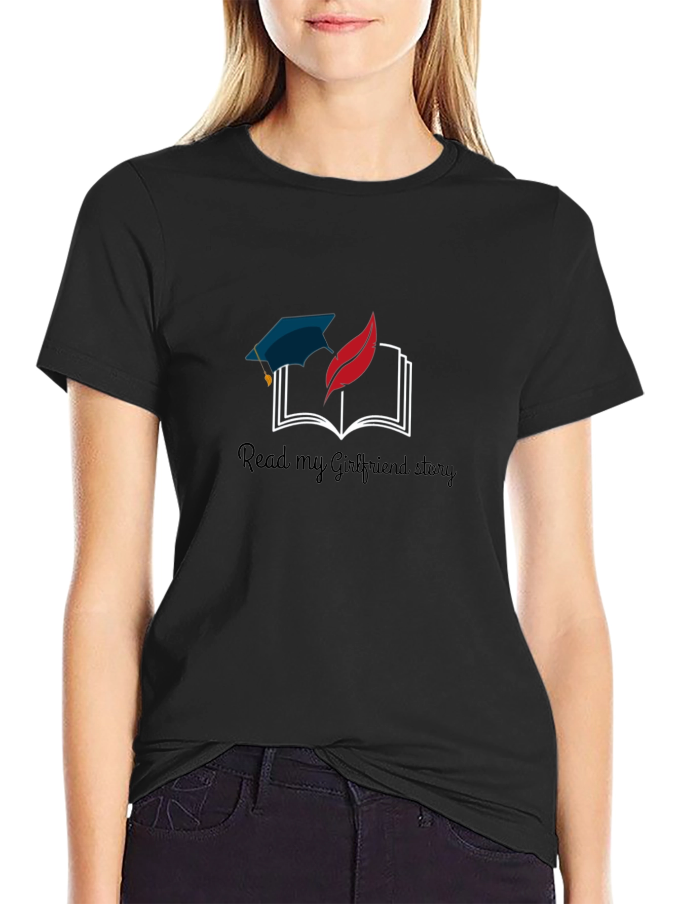 Read My Girlfriend Story Tee