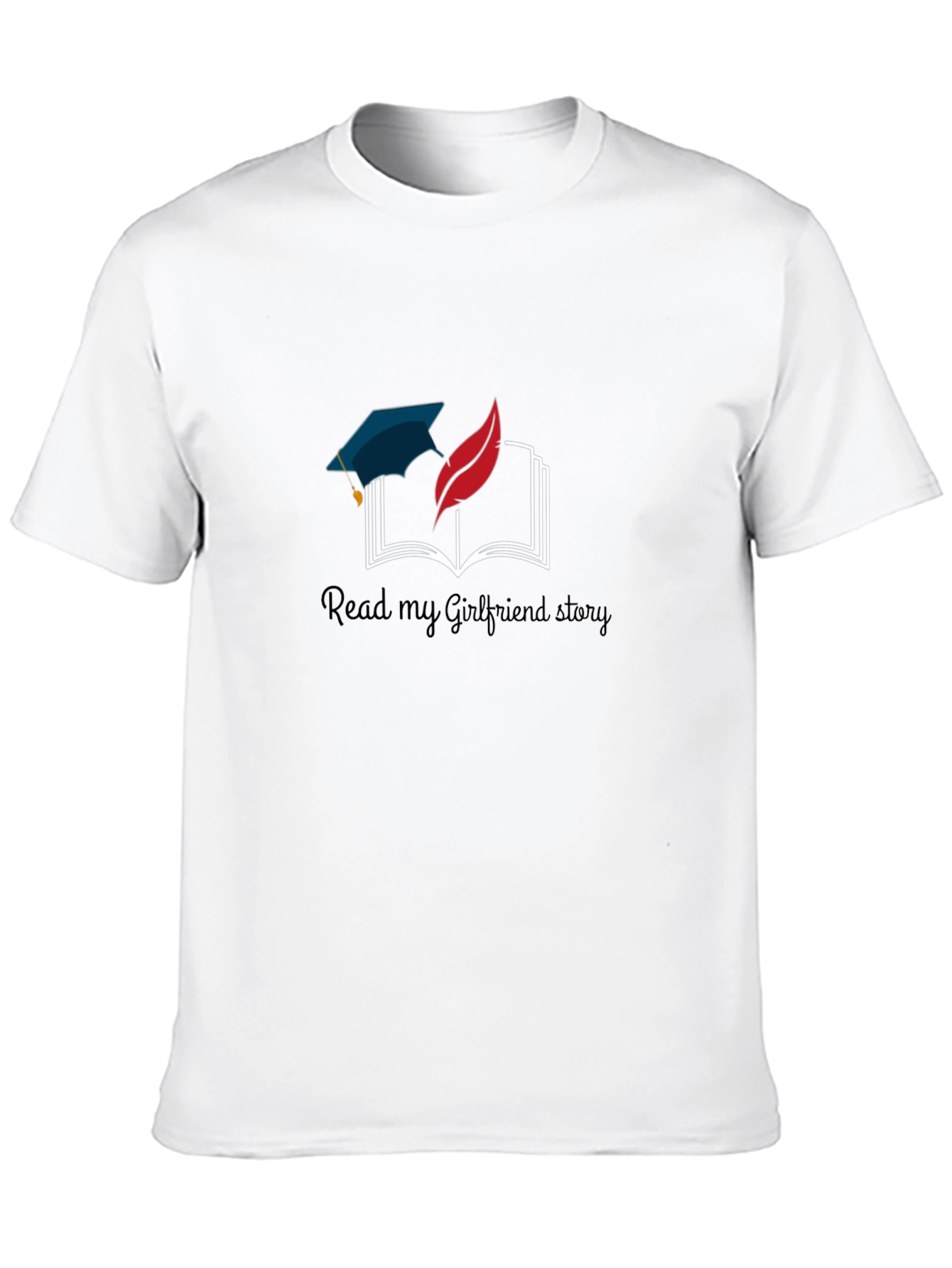 Read My Girlfriend Story Tee