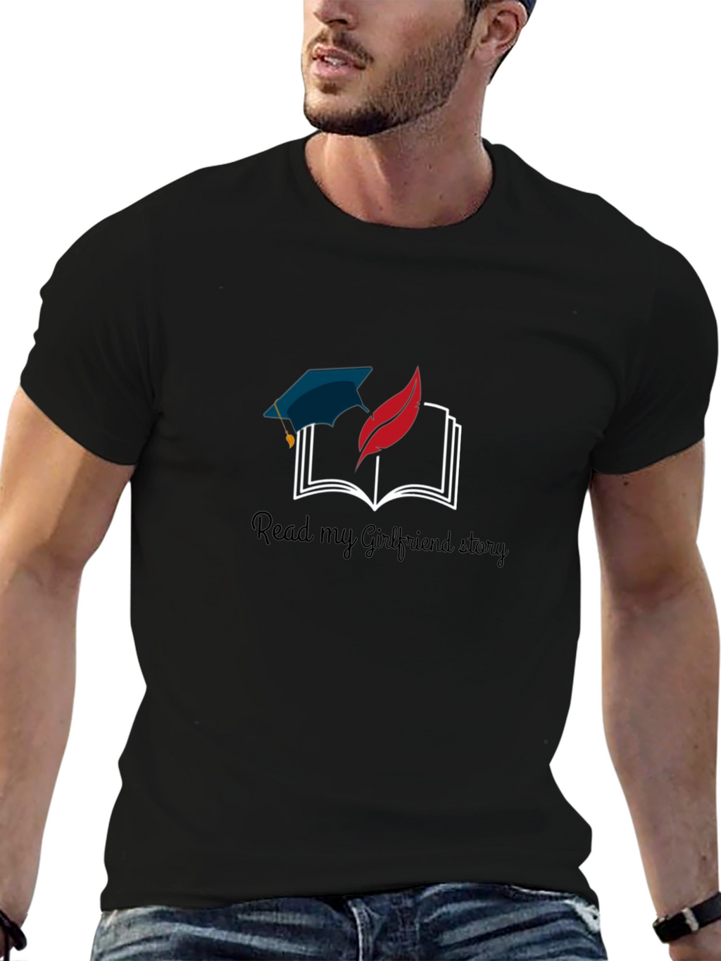 Read My Girlfriend Story Tee