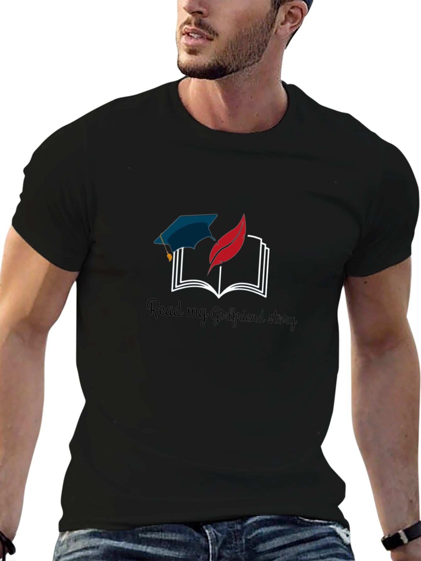 Read My Girlfriend Story Tee
