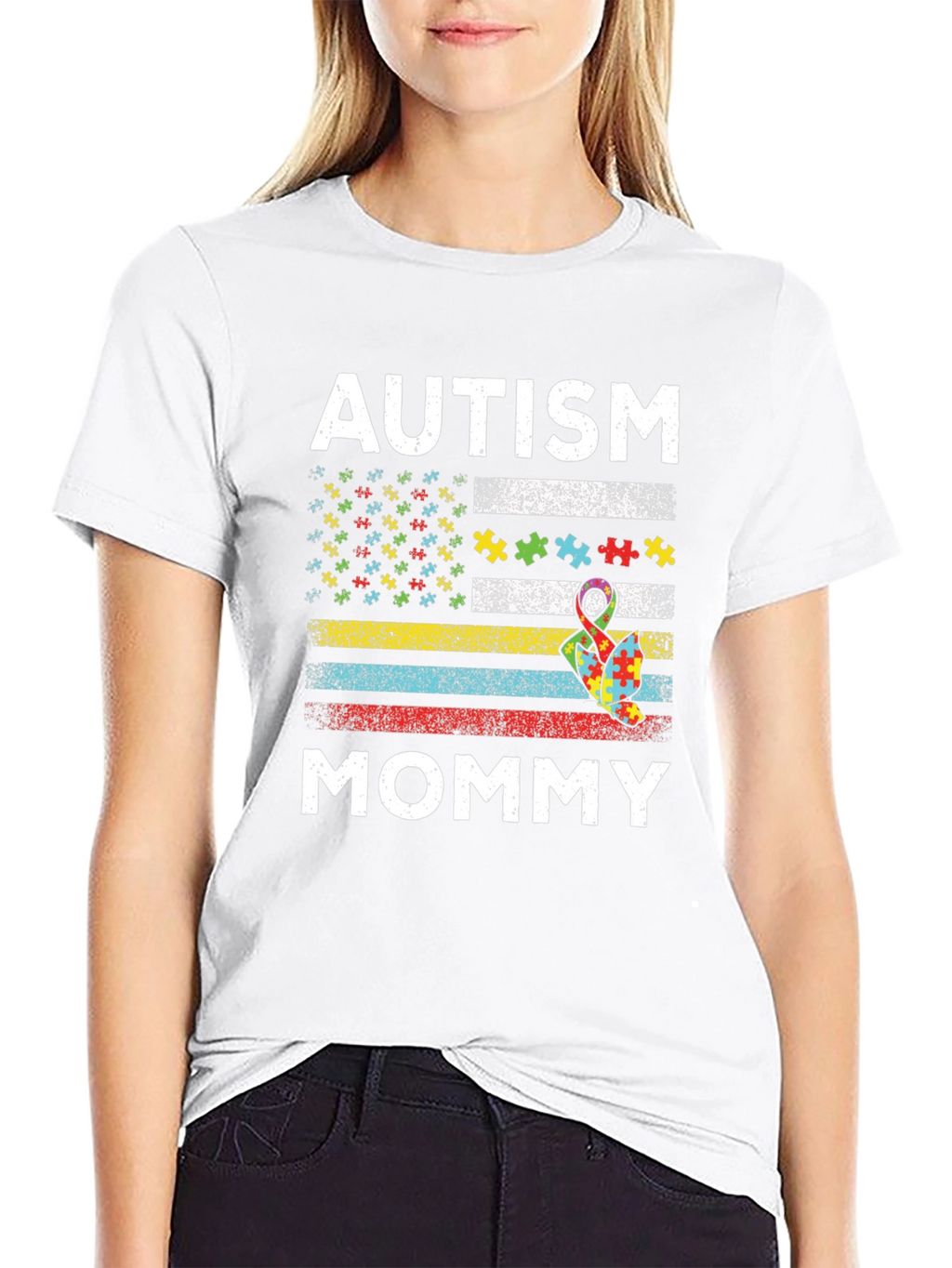 Autism Awareness Mommy T-Shirt
