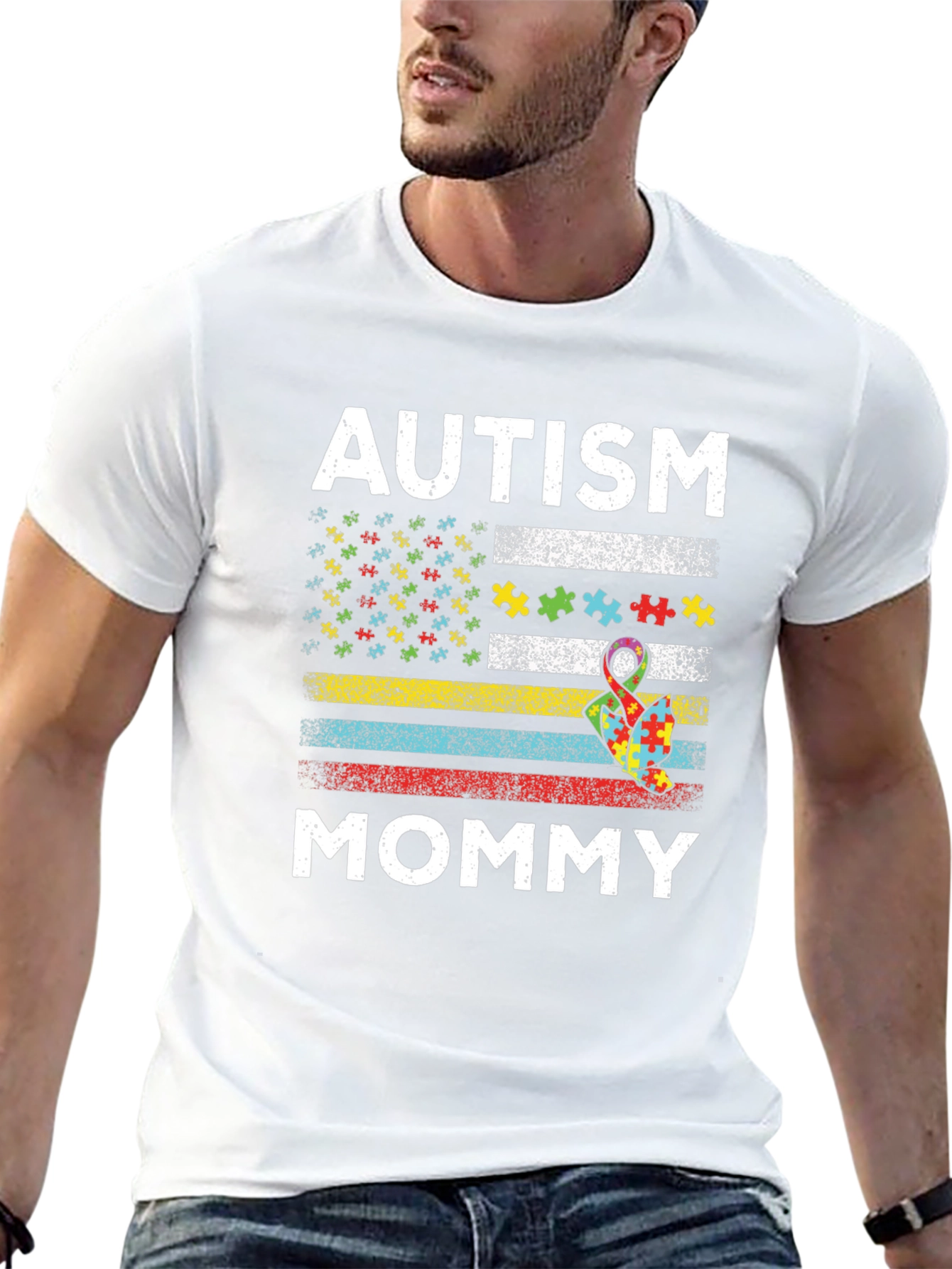 Autism Awareness Mommy T-Shirt