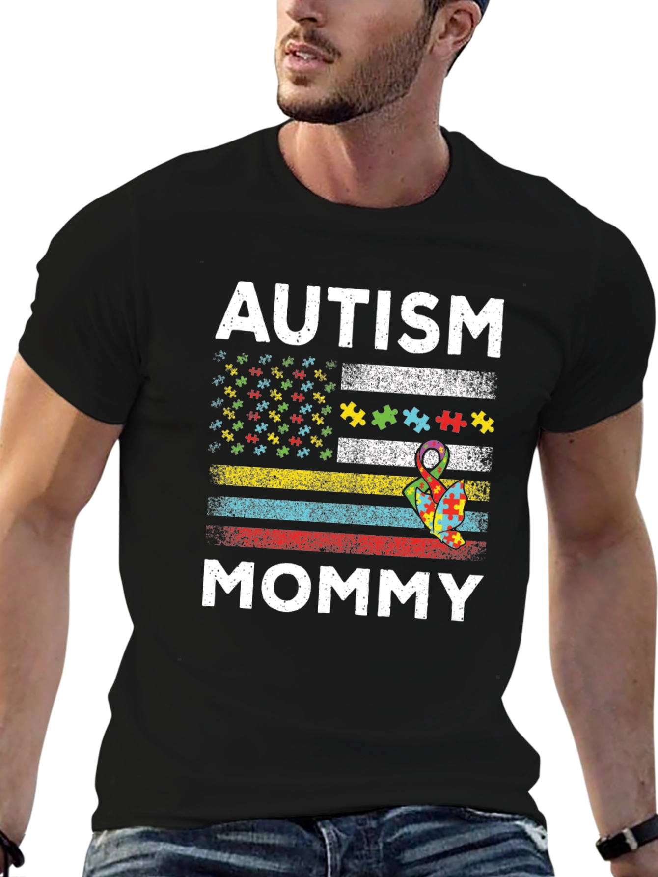 Autism Awareness Mommy T-Shirt