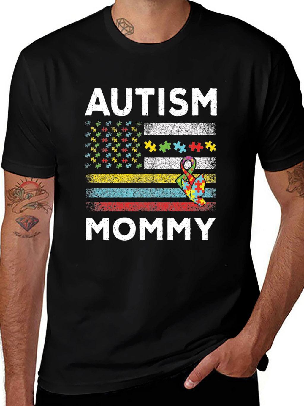 Autism Awareness Mommy T-Shirt