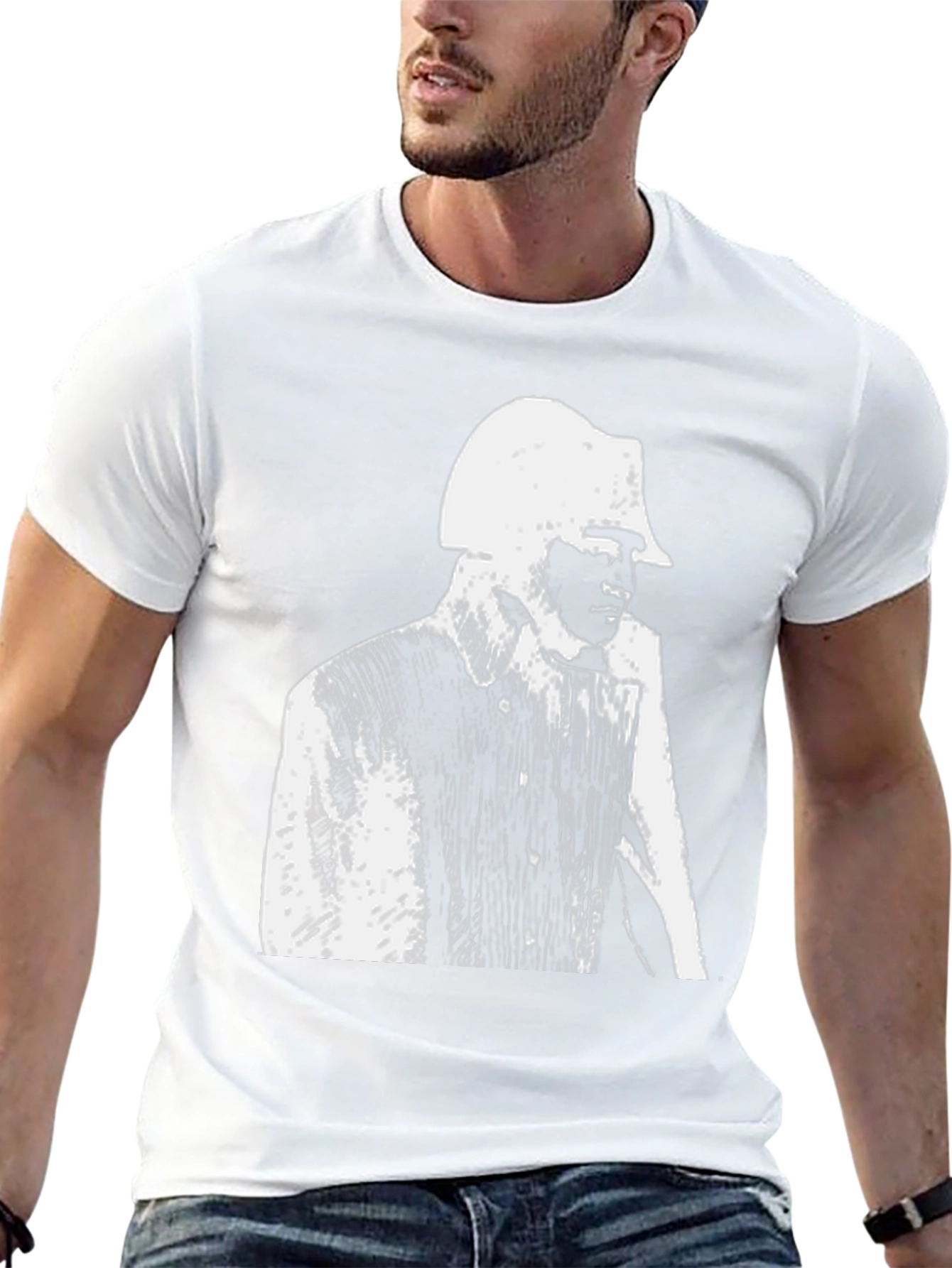 Noir Detective T-Shirt - Classic Film Style