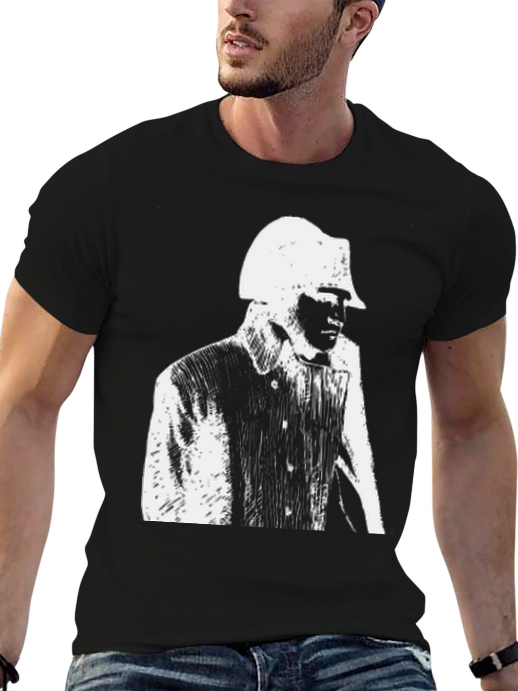 Noir Detective T-Shirt - Classic Film Style