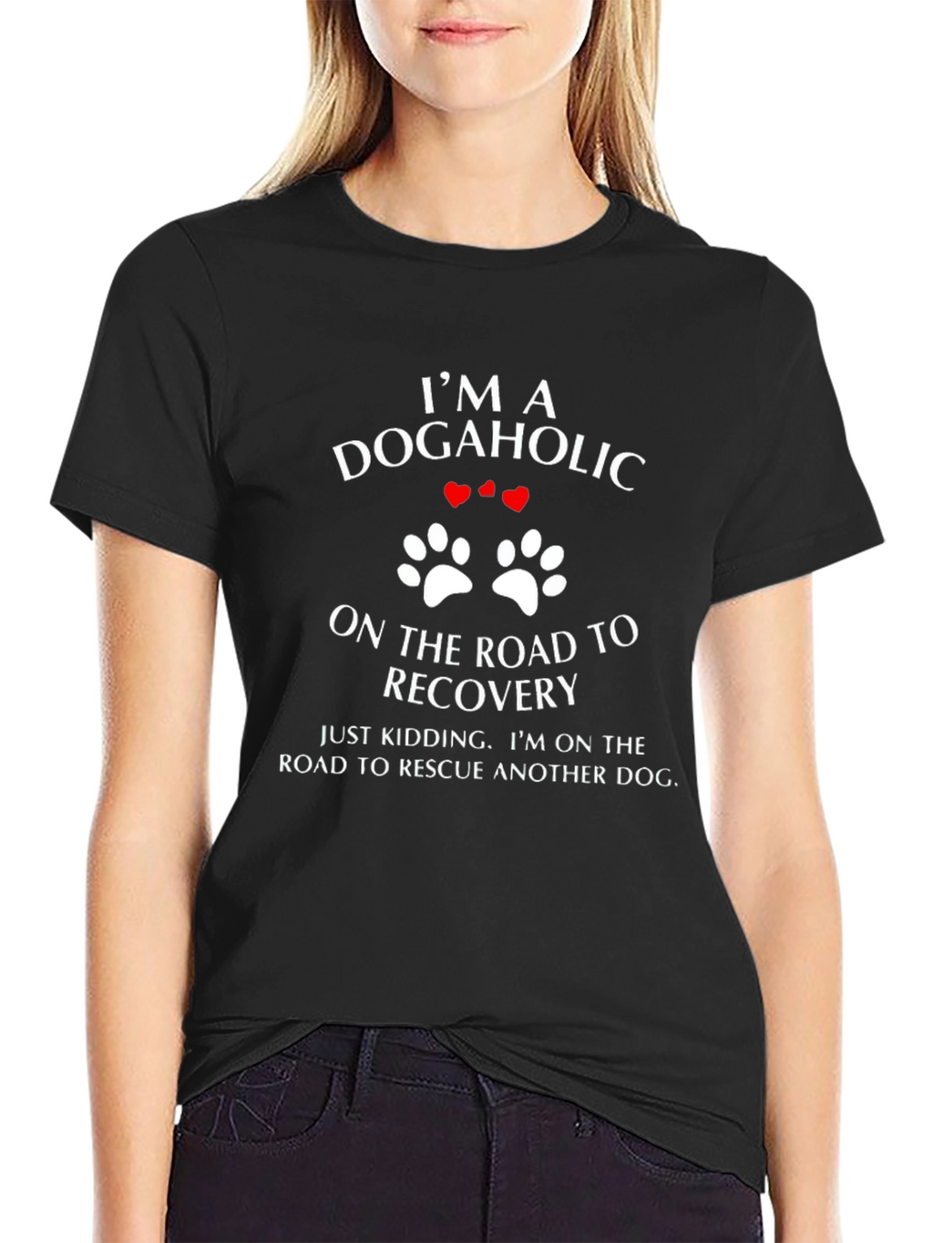 Dogaholic Rescue T-Shirt - Funny Dog Lover Tee