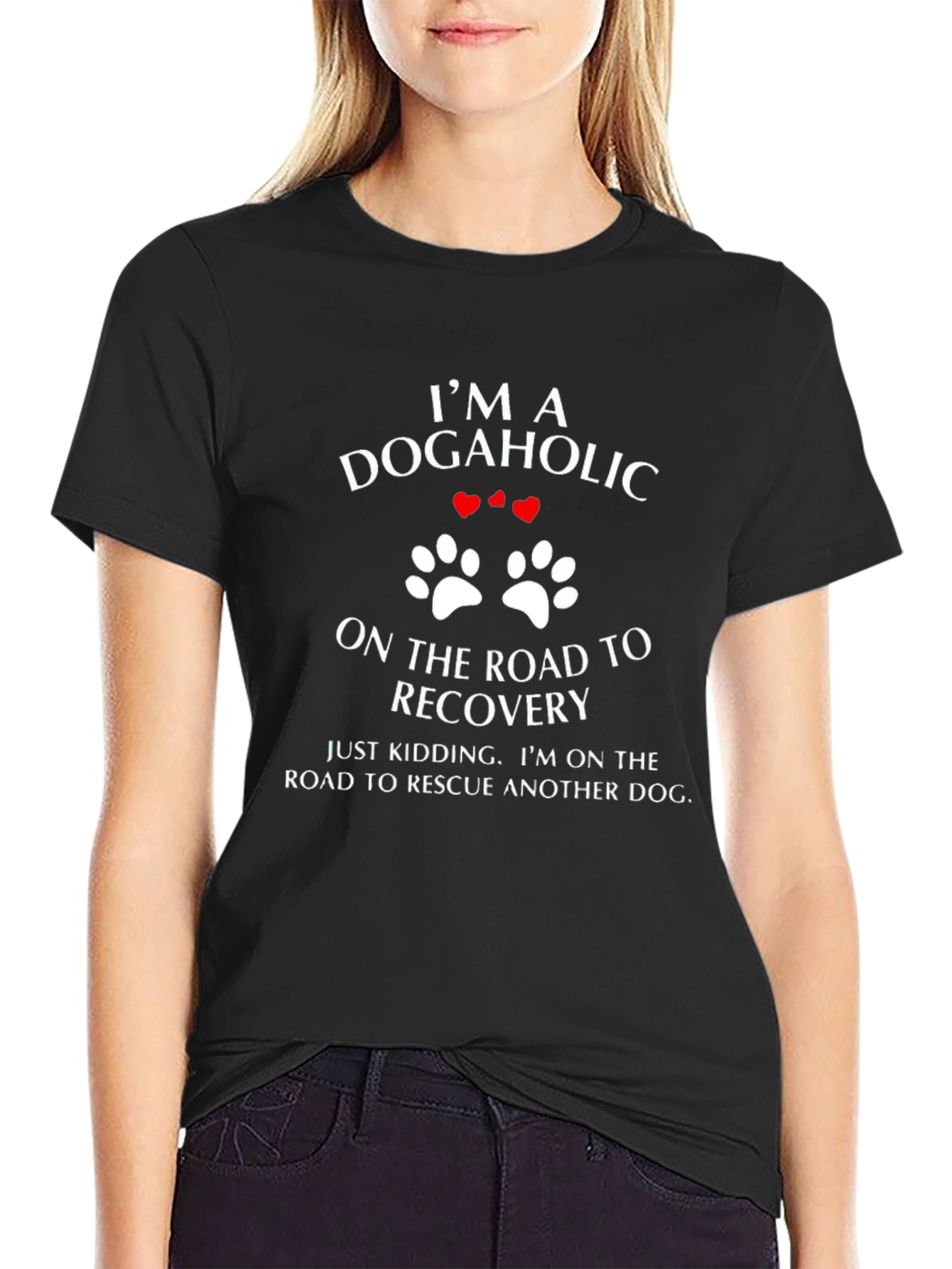 Dogaholic Rescue T-Shirt - Funny Dog Lover Tee