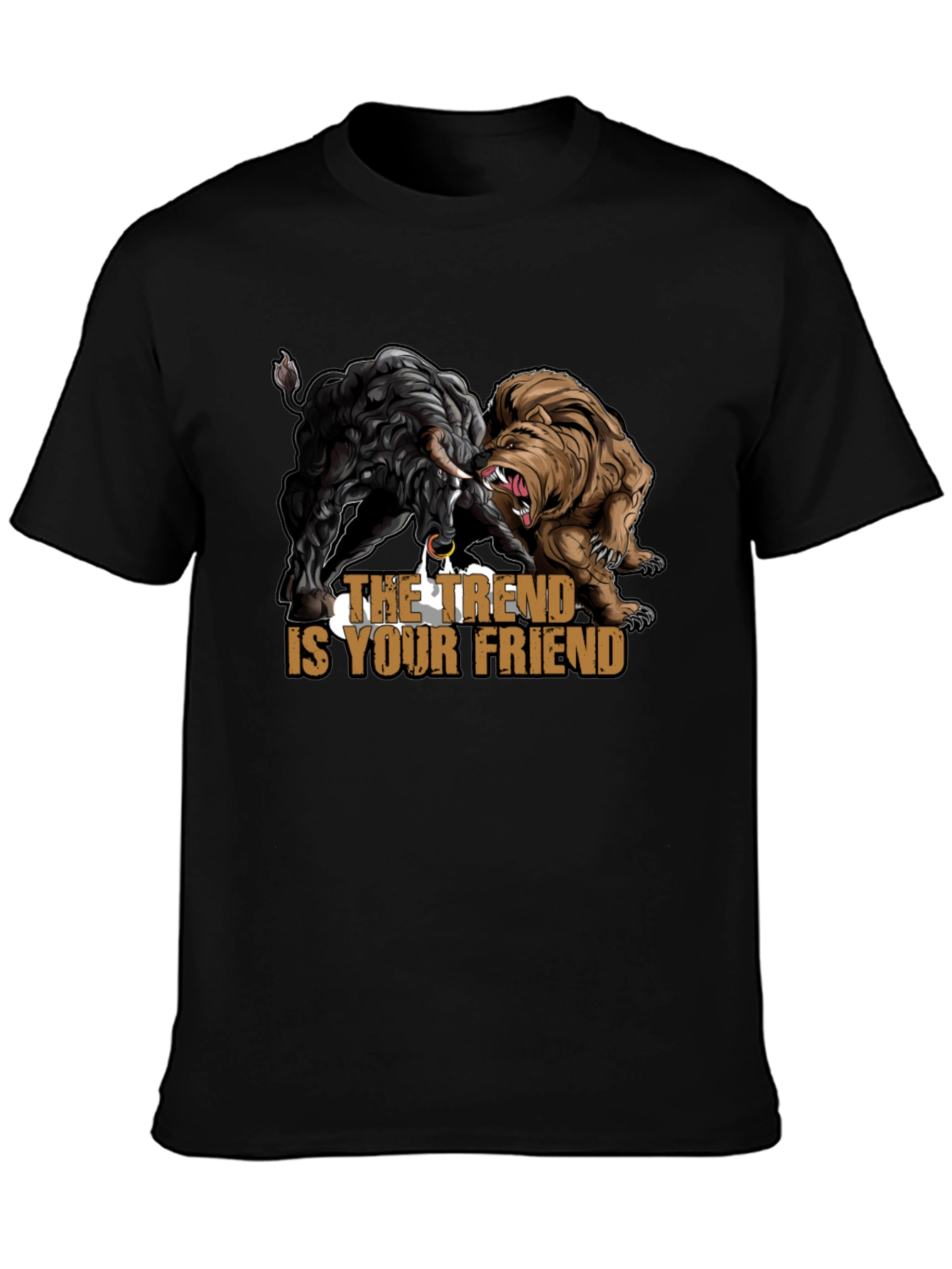 Trend Friend T-Shirt: Bull vs. Bear Market Tee