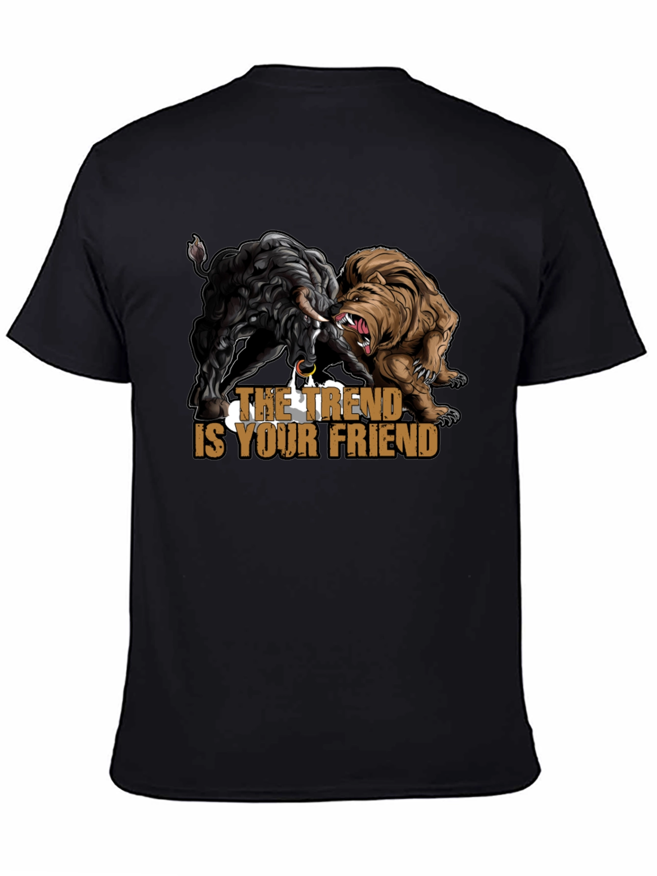 Trend Friend T-Shirt: Bull vs. Bear Market Tee