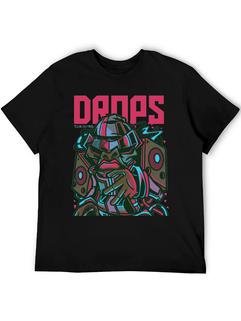 Drops Graphic Tee - Urban Streetwear Design