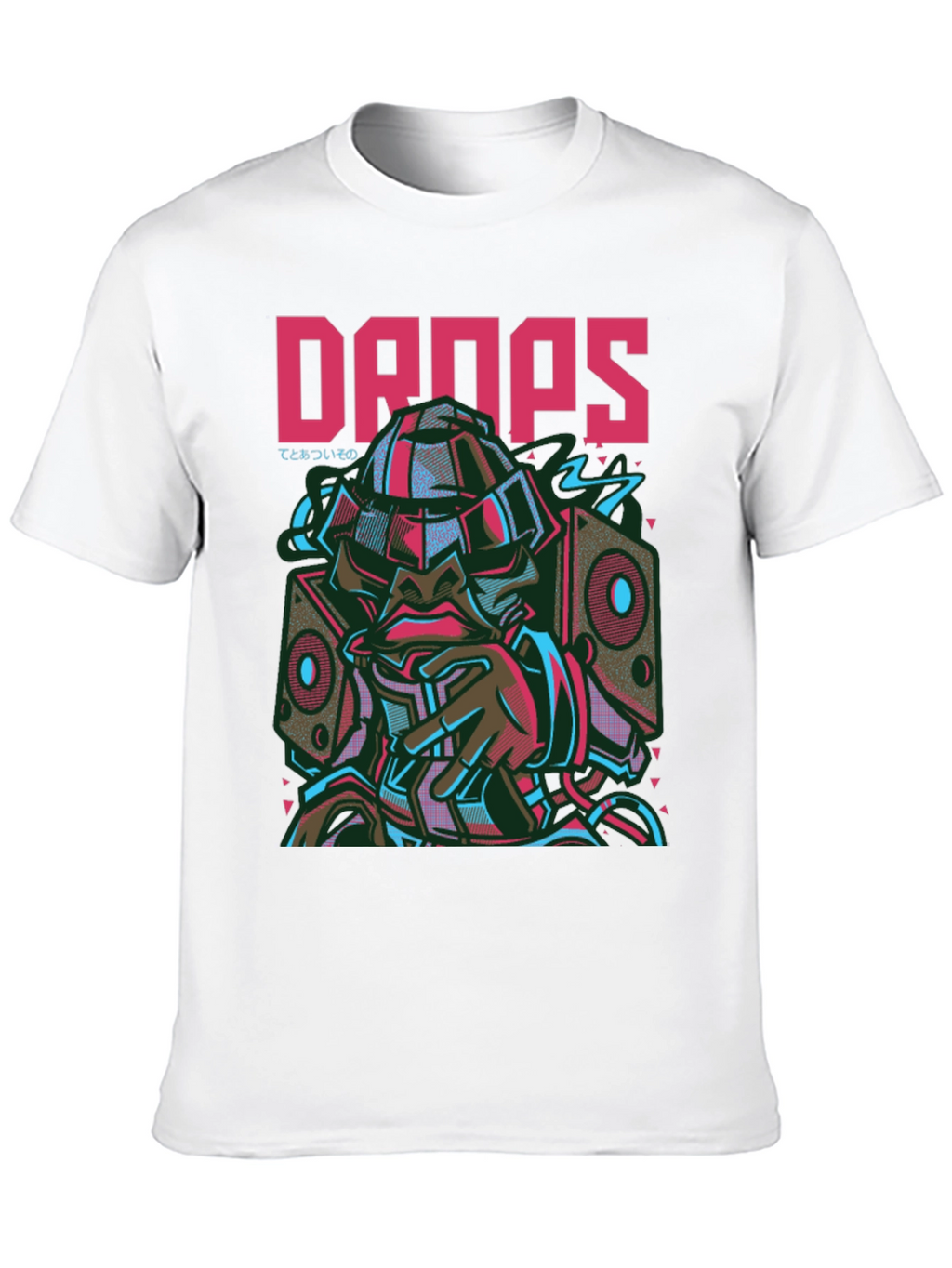 Drops Graphic Tee - Urban Streetwear Design