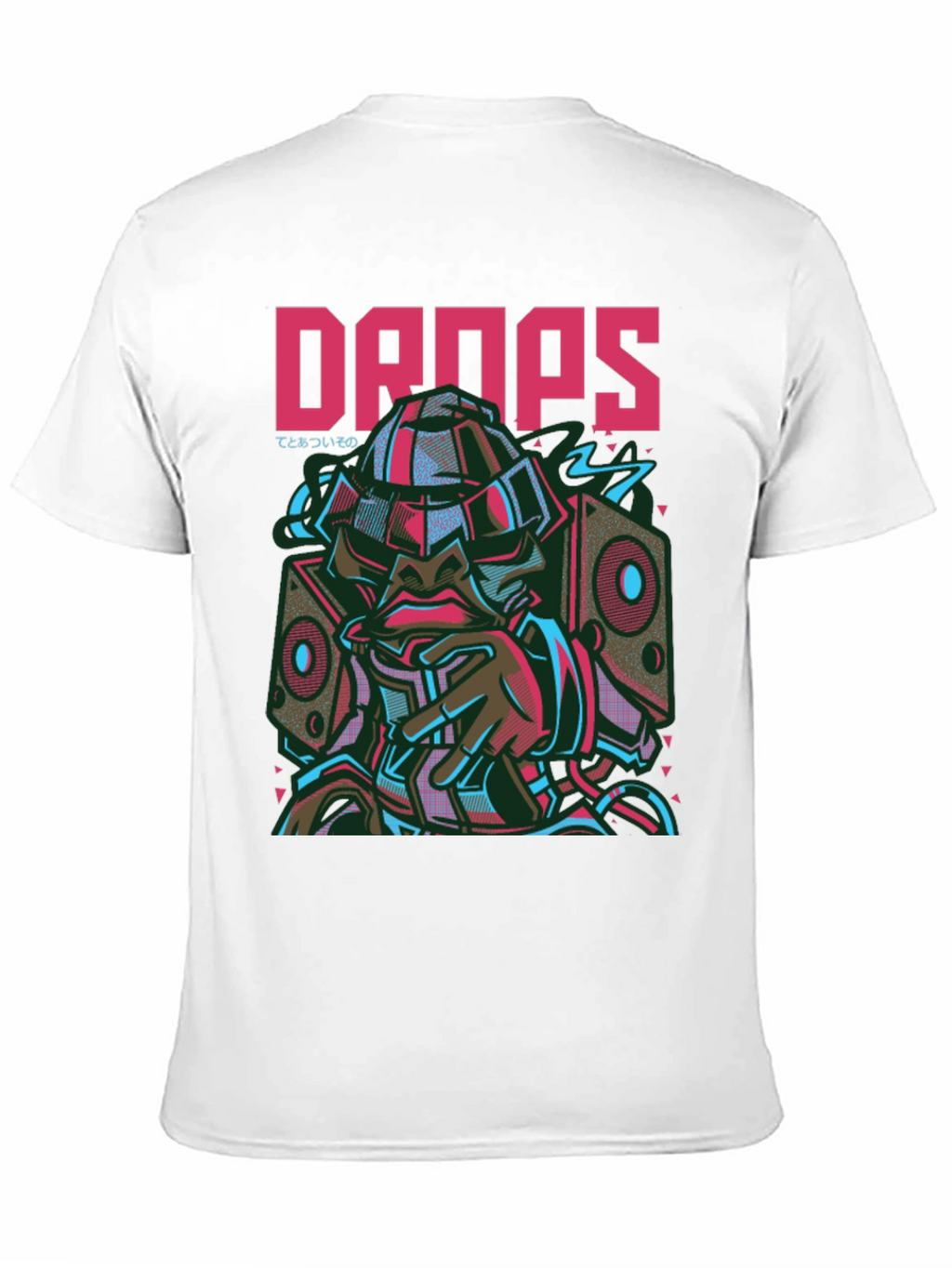 Drops Graphic Tee - Urban Streetwear Design