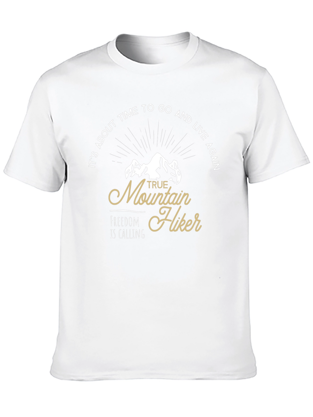 Mountain Hiker Black T-Shirt - Adventure Ready