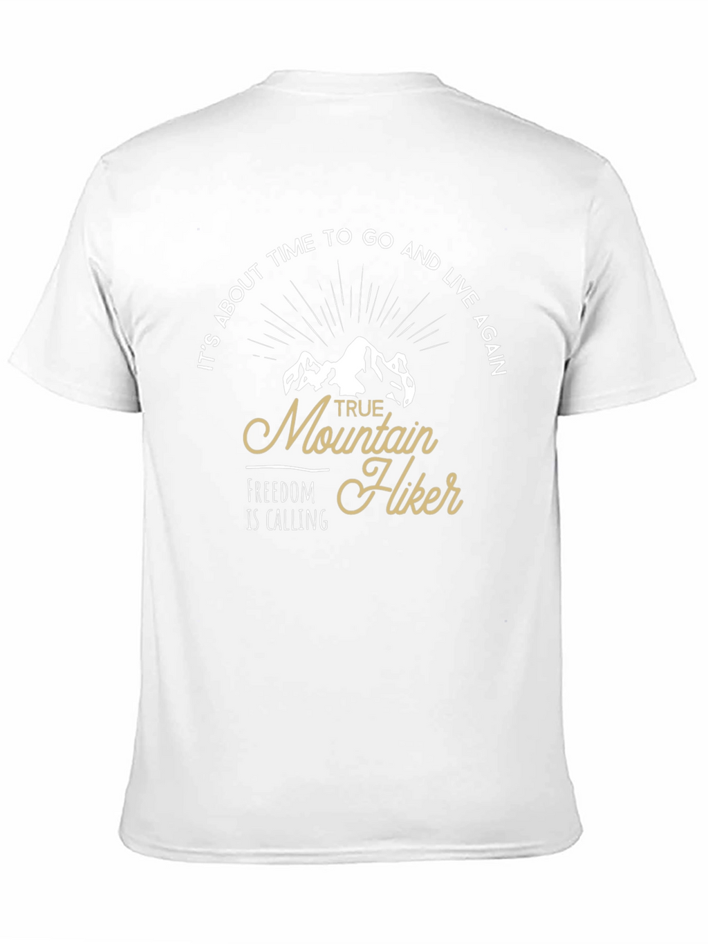 Mountain Hiker Black T-Shirt - Adventure Ready