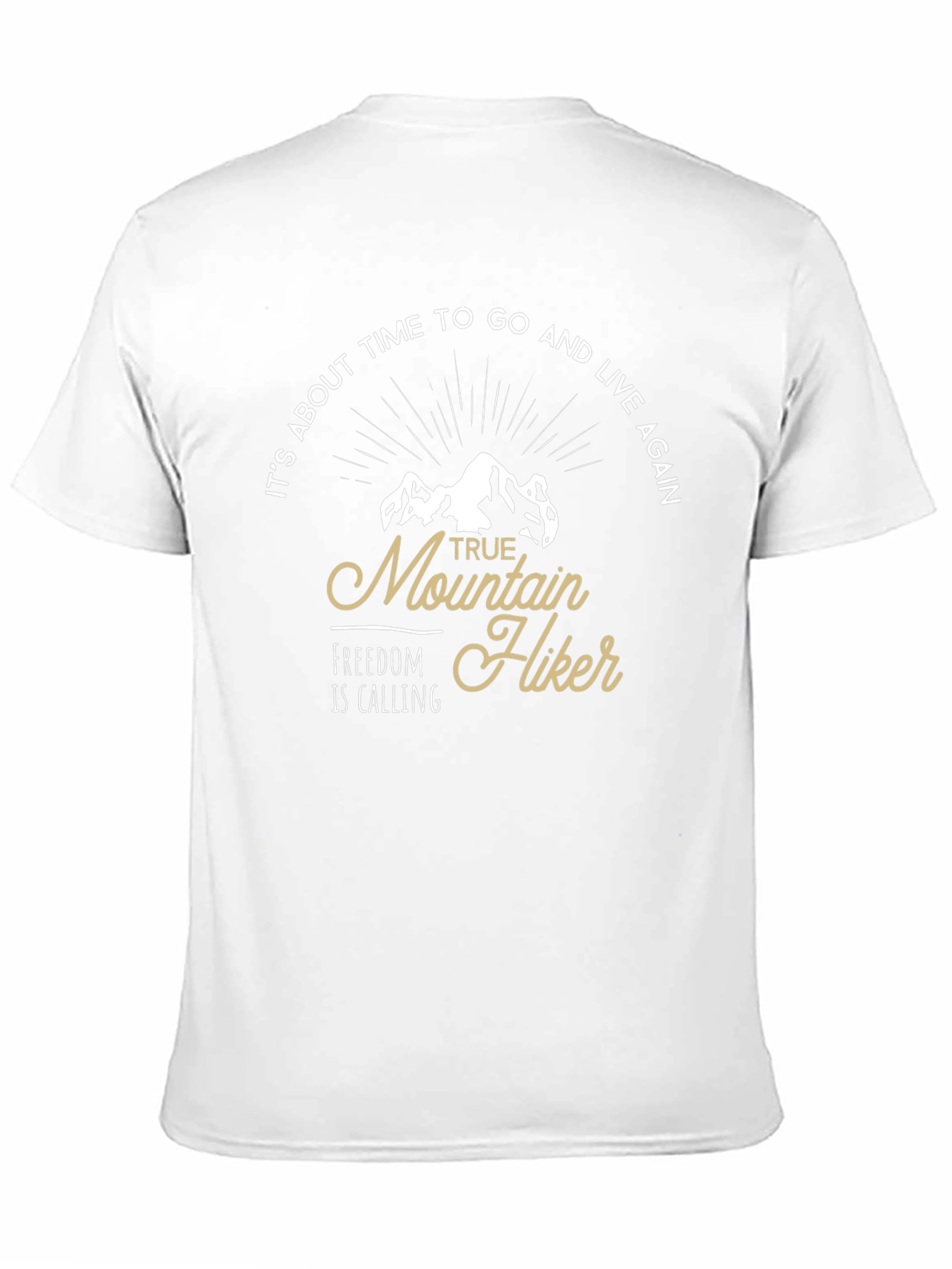 Mountain Hiker Black T-Shirt - Adventure Ready