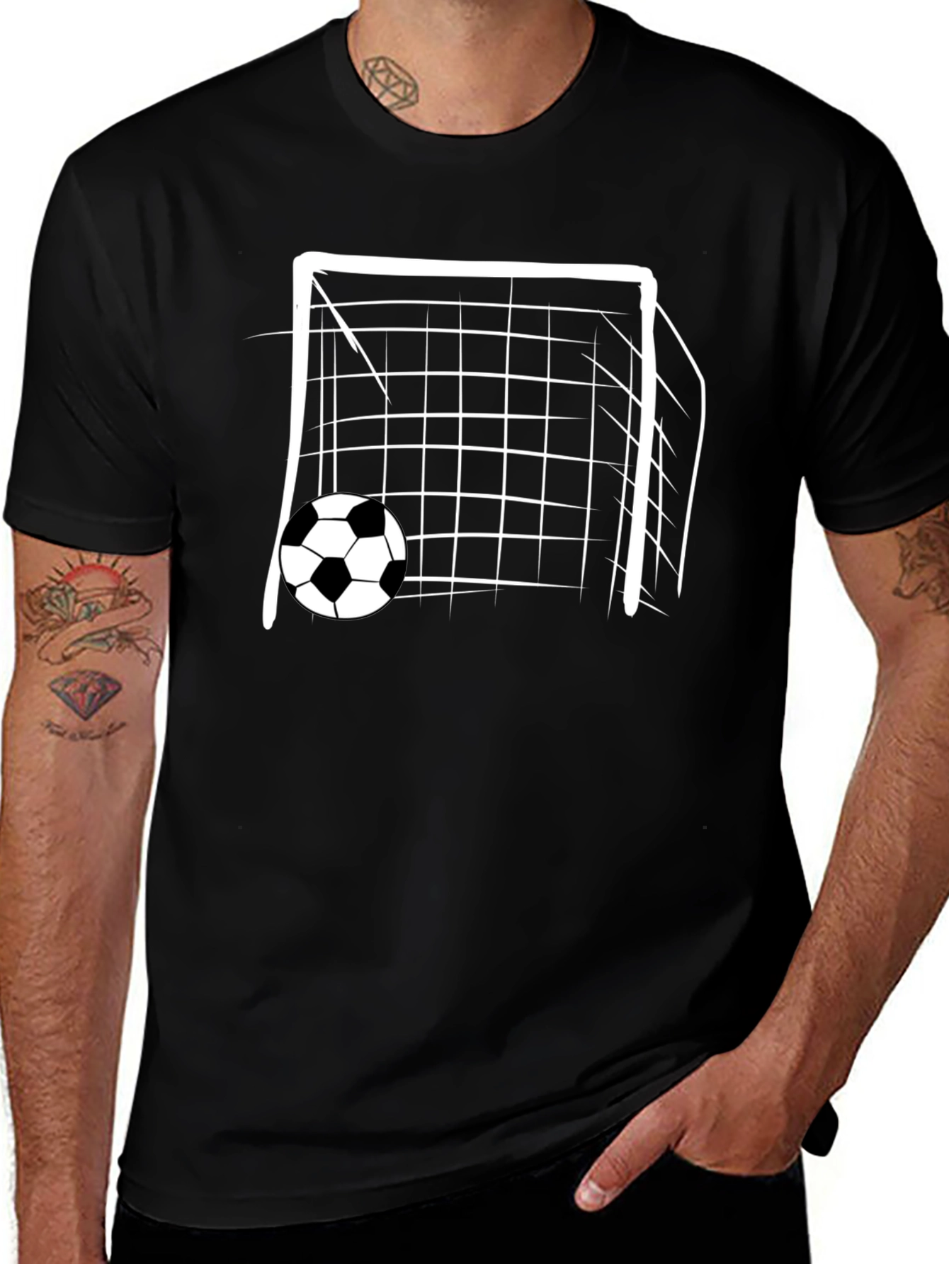 Soccer Goal T-Shirt - Sporty Graphic Tee